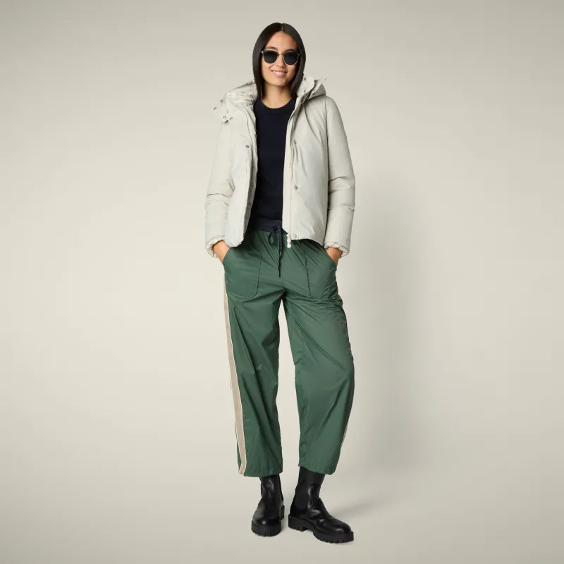 Women's Jacket Elaine in Rainy Beige sold by Save The Duck