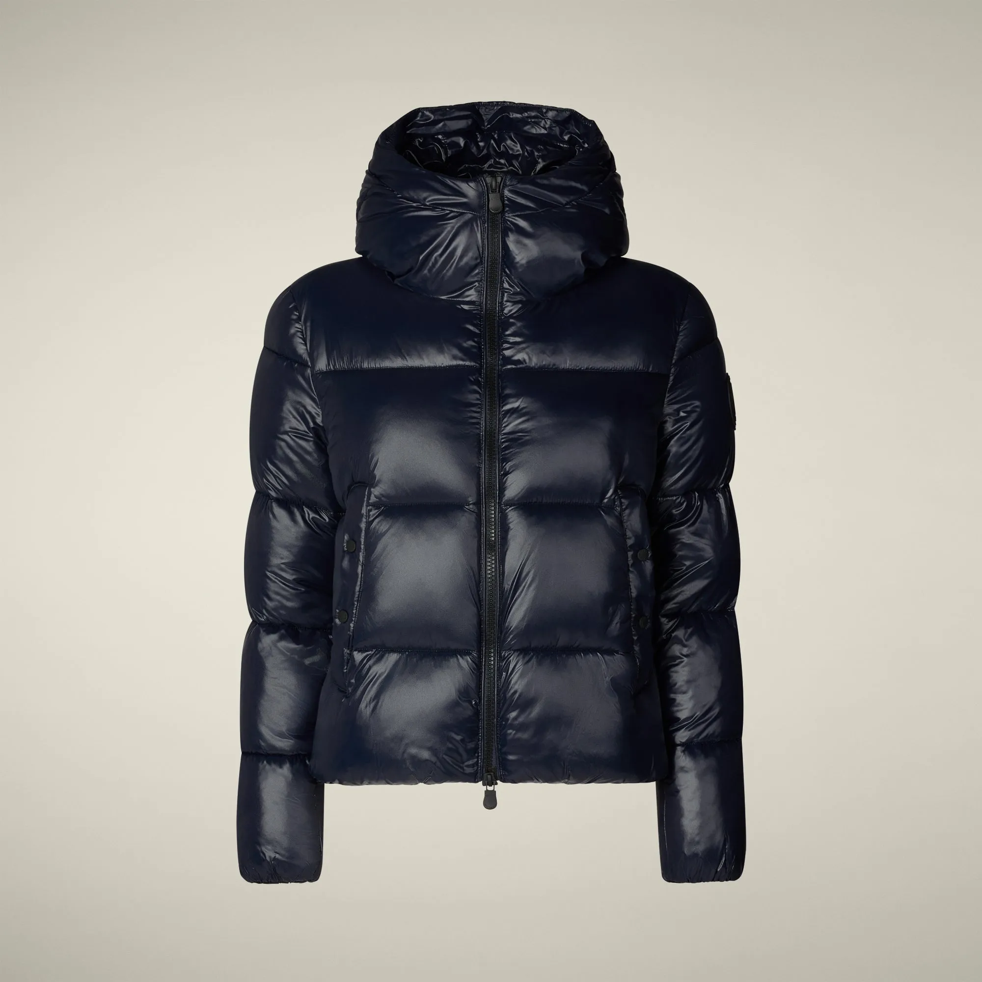 Women's Animal free puffer Jacket Biddy in Blue Black sold by Save The Duck product image thumbnail 5
