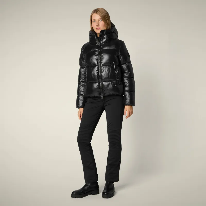 Women's Animal free puffer Jacket Biddy in Black sold by Save The Duck