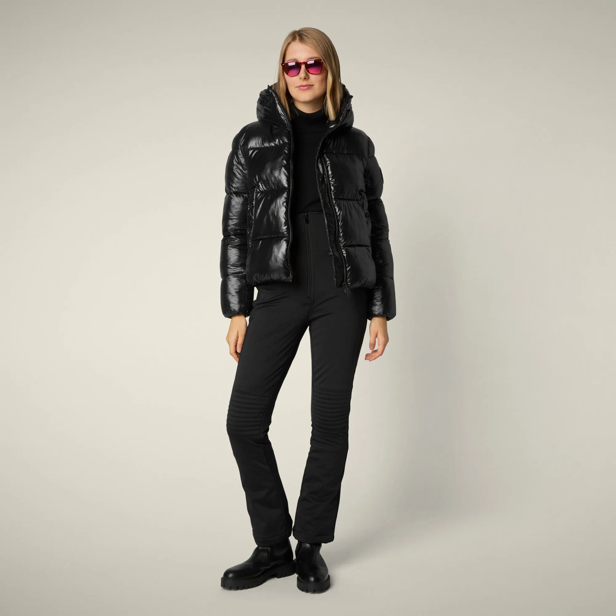 Women's Animal free puffer Jacket Biddy in Black sold by Save The Duck product image thumbnail 2