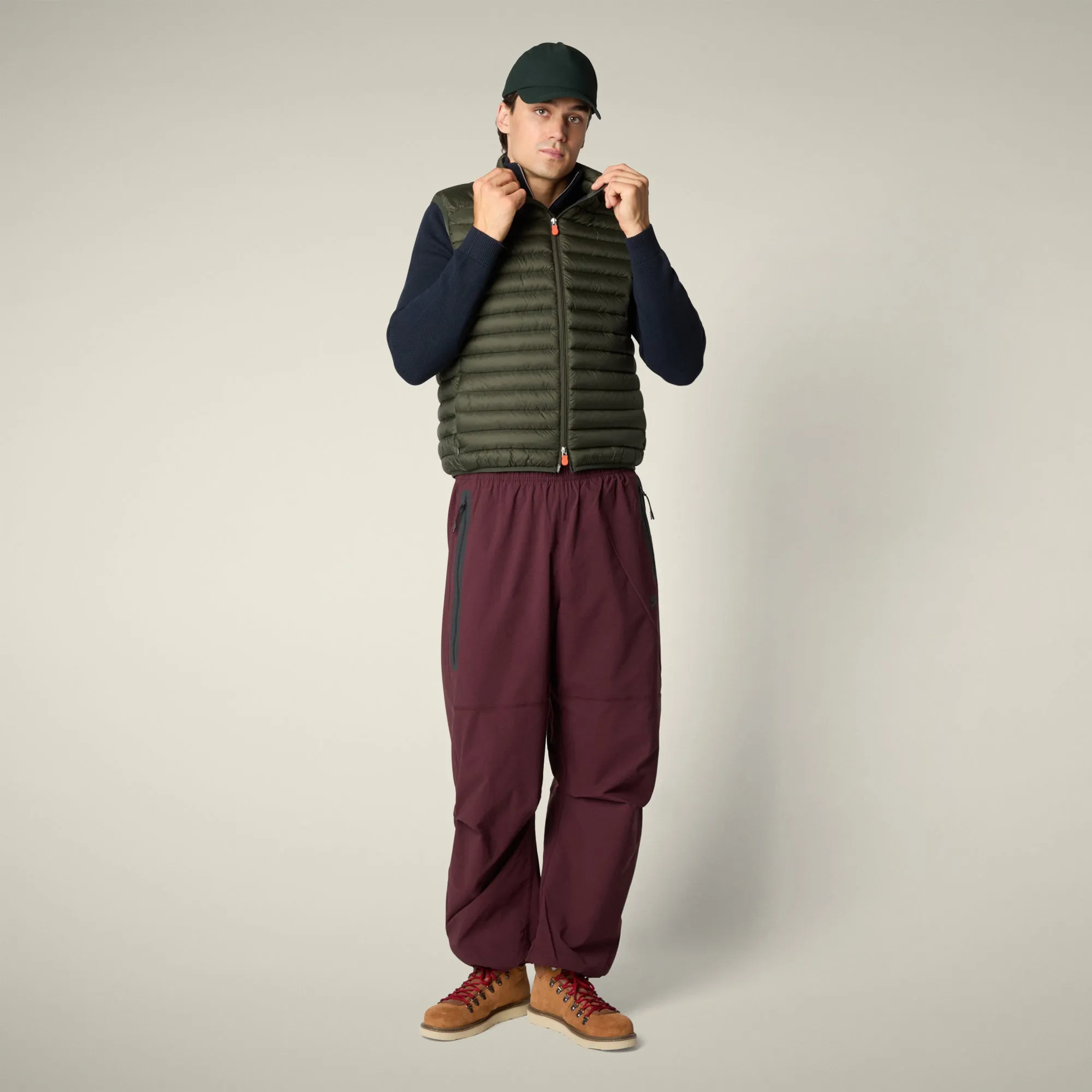 Men's Puffer Vest Adam in Land Green sold by Save The Duck product image thumbnail 2