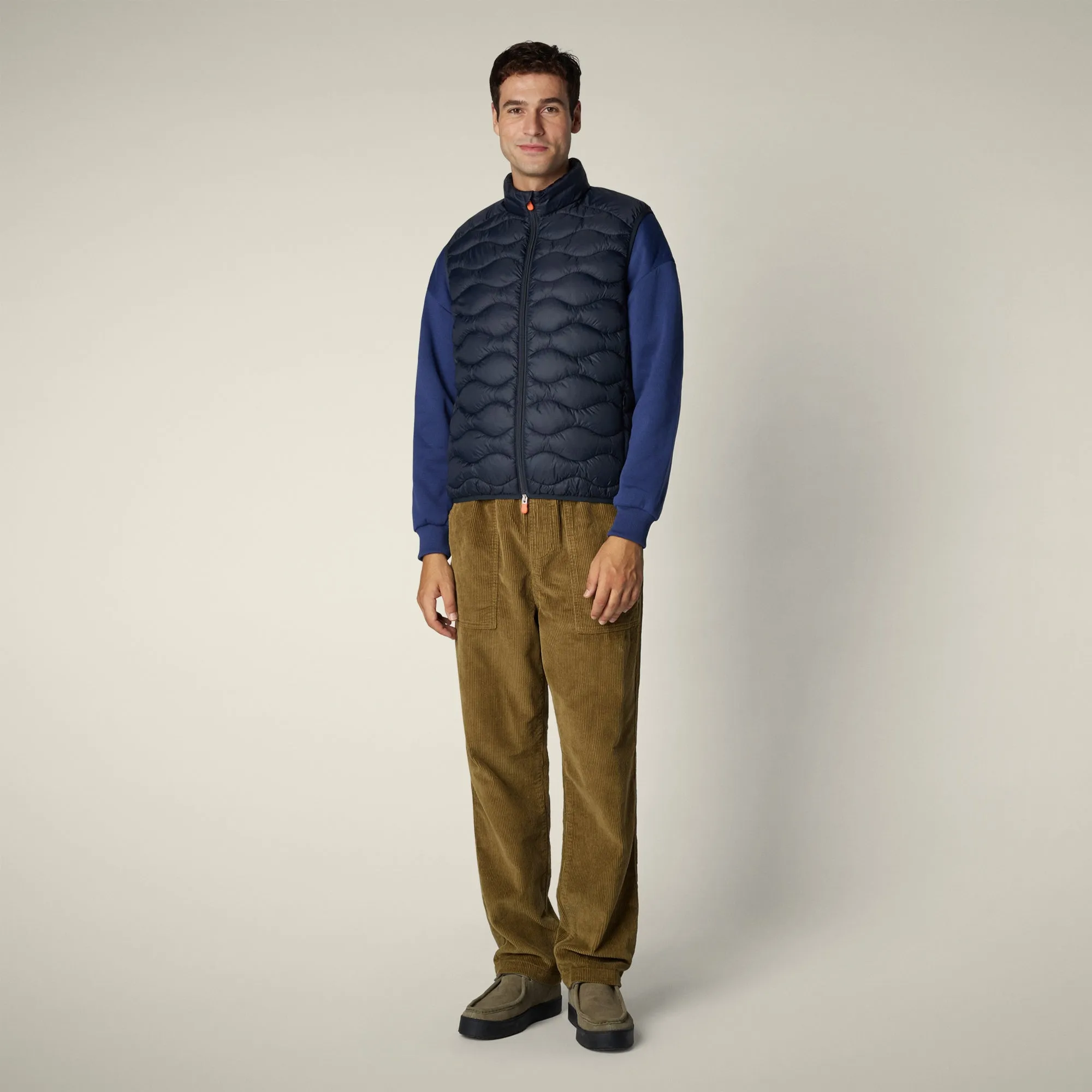 Men's Puffer Vest Tide in blue black sold by Save The Duck product image thumbnail 2