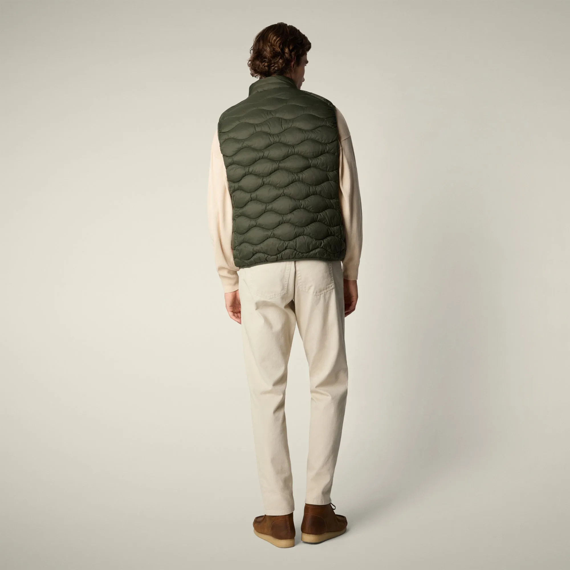 Men's Puffer Vest Tide in land green sold by Save The Duck product image thumbnail 3