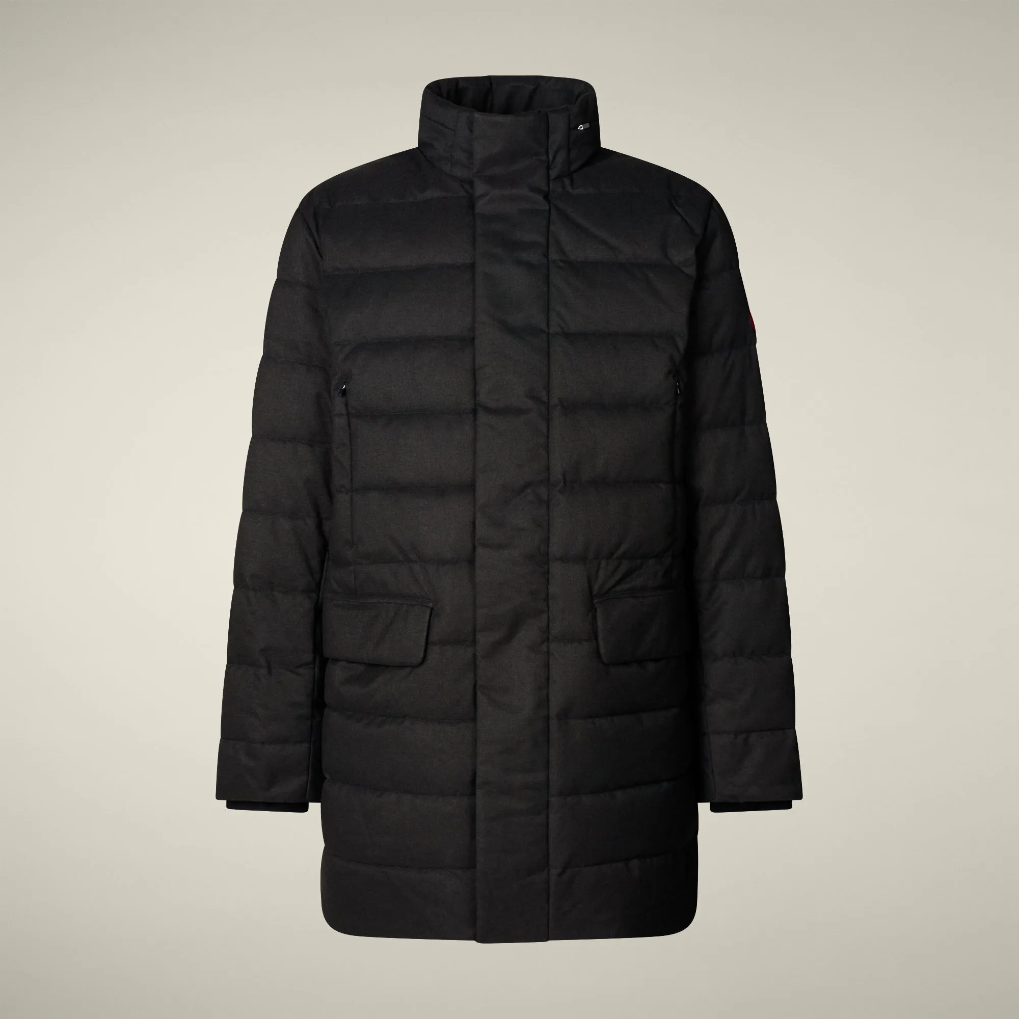Men's animal free puffer gordon in black melange sold by Save The Duck product image thumbnail 5