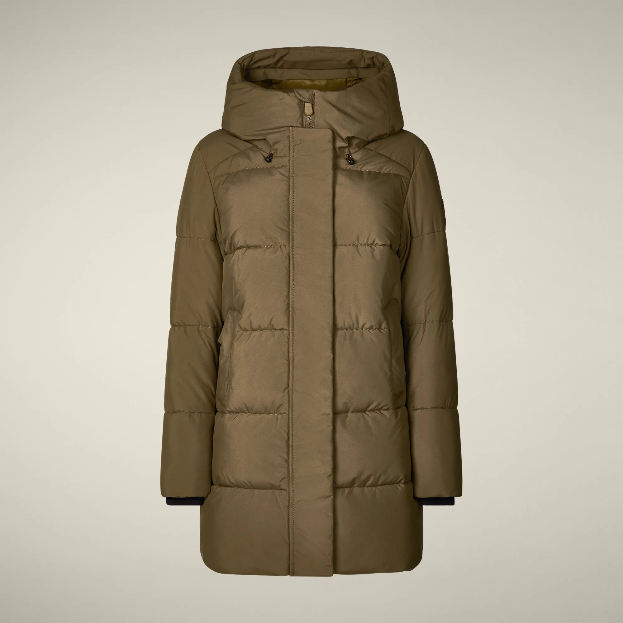 Women's Parka Bethany in Bark Green sold by Save The Duck product image thumbnail 5