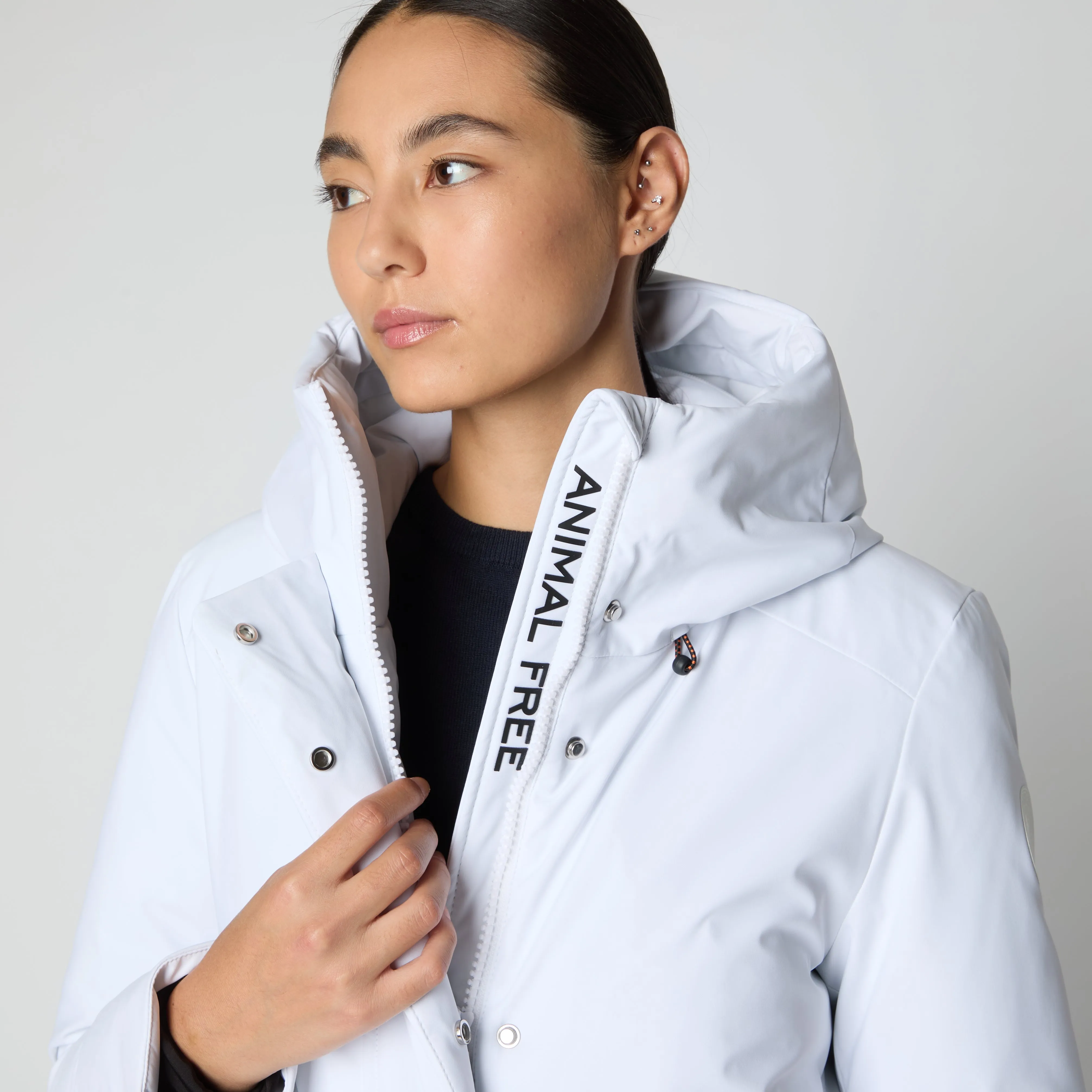 Women's Parka Nellie in White sold by Save The Duck product image thumbnail 4