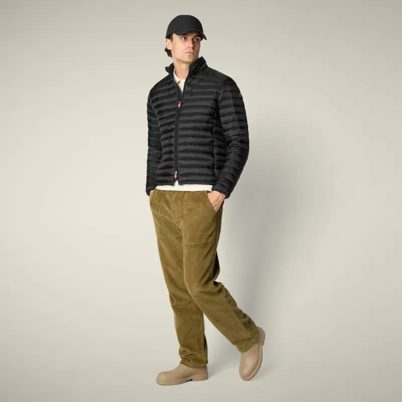 Men's Animal free puffer Jacket Cyrion in Black sold by Save The Duck