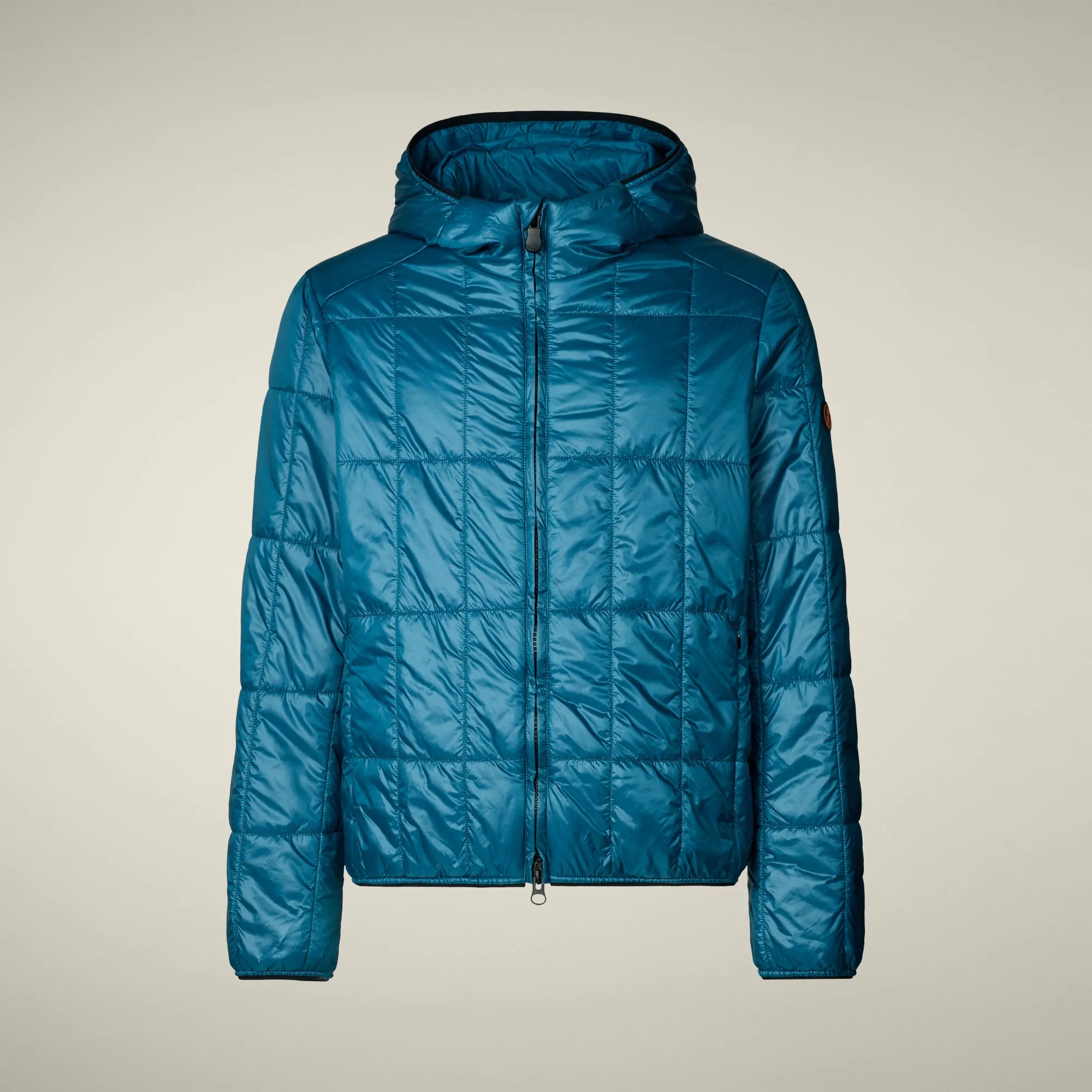 Men's Animal free puffer Jacket floyd in horizon blue sold by Save The Duck product image thumbnail 5