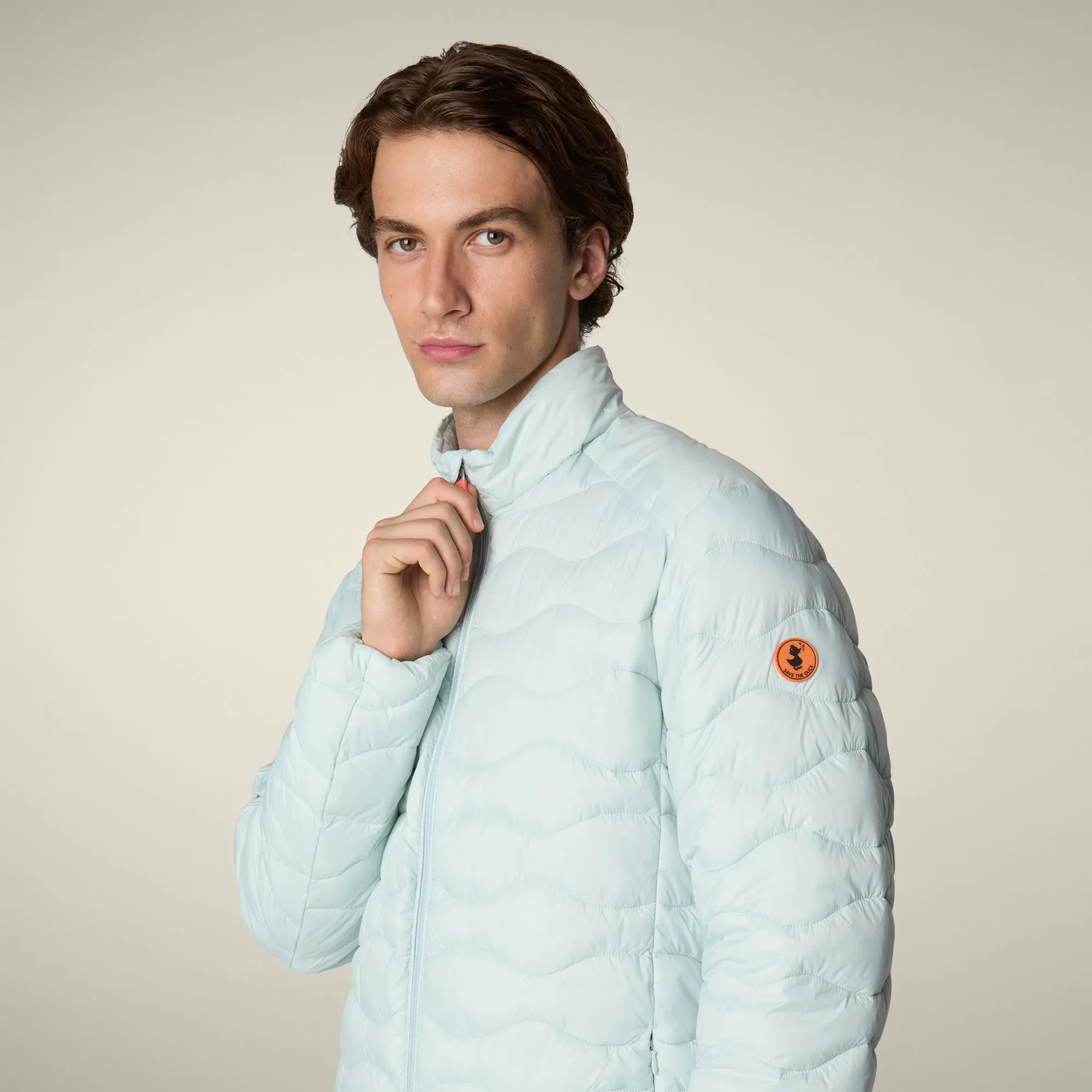 Men's Animal free puffer Jacket Whirl in glacier blue sold by Save The Duck product image thumbnail 4