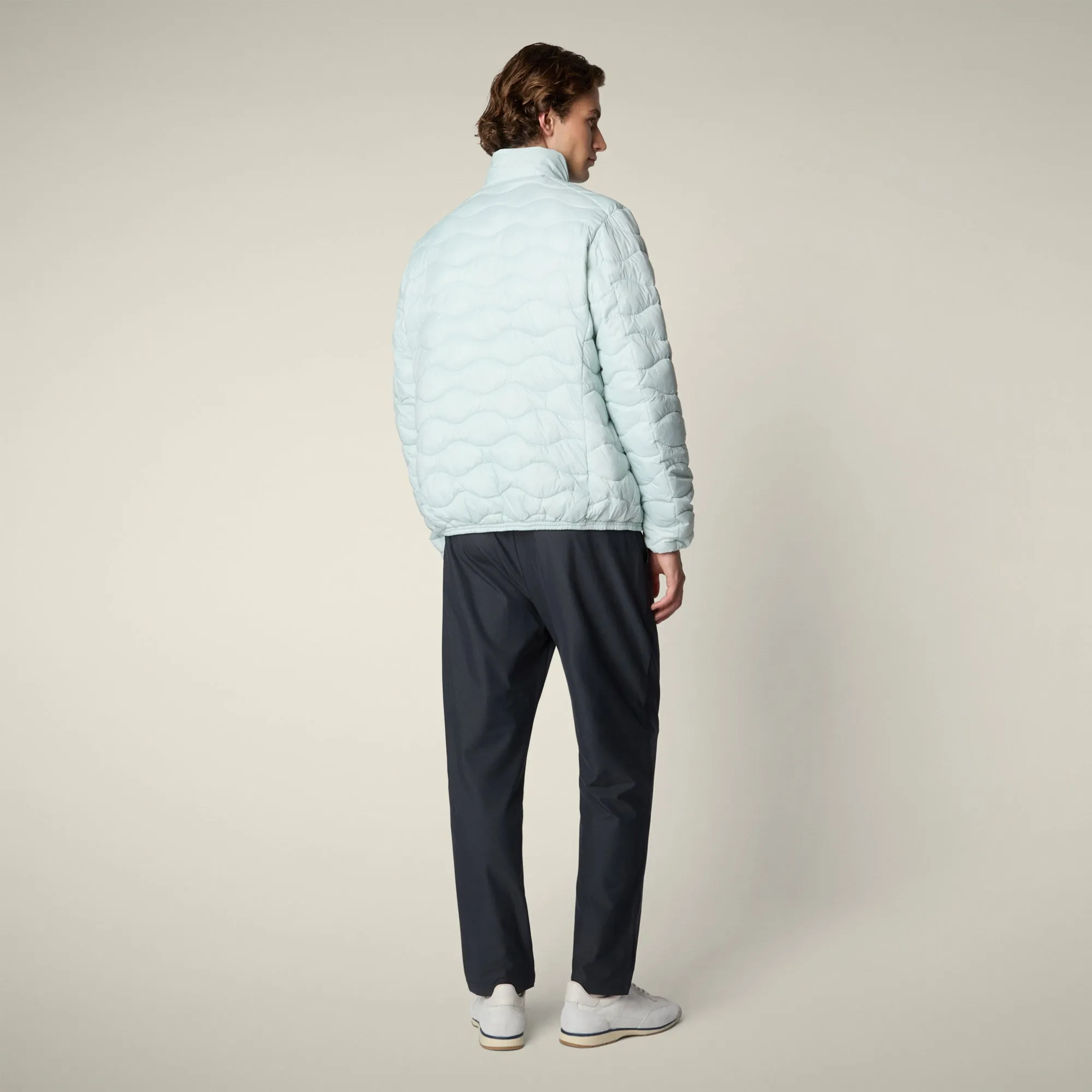 Men's Animal free puffer Jacket Whirl in glacier blue sold by Save The Duck product image thumbnail 3