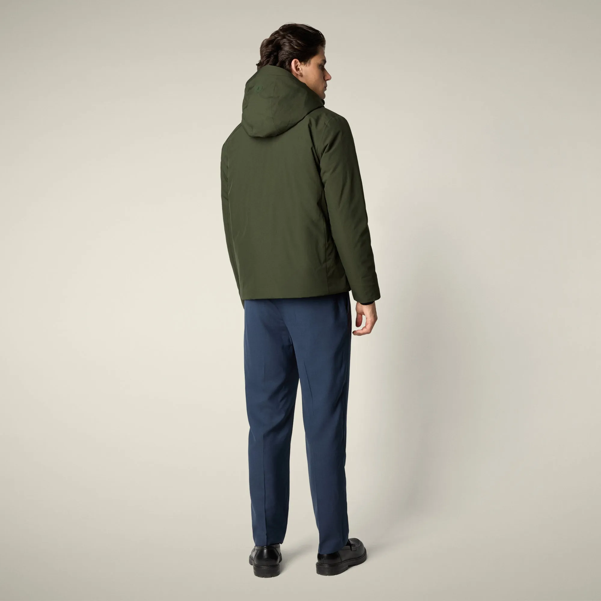 Men's Rain Jacket Flynn in Land Green sold by Save The Duck product image thumbnail 3