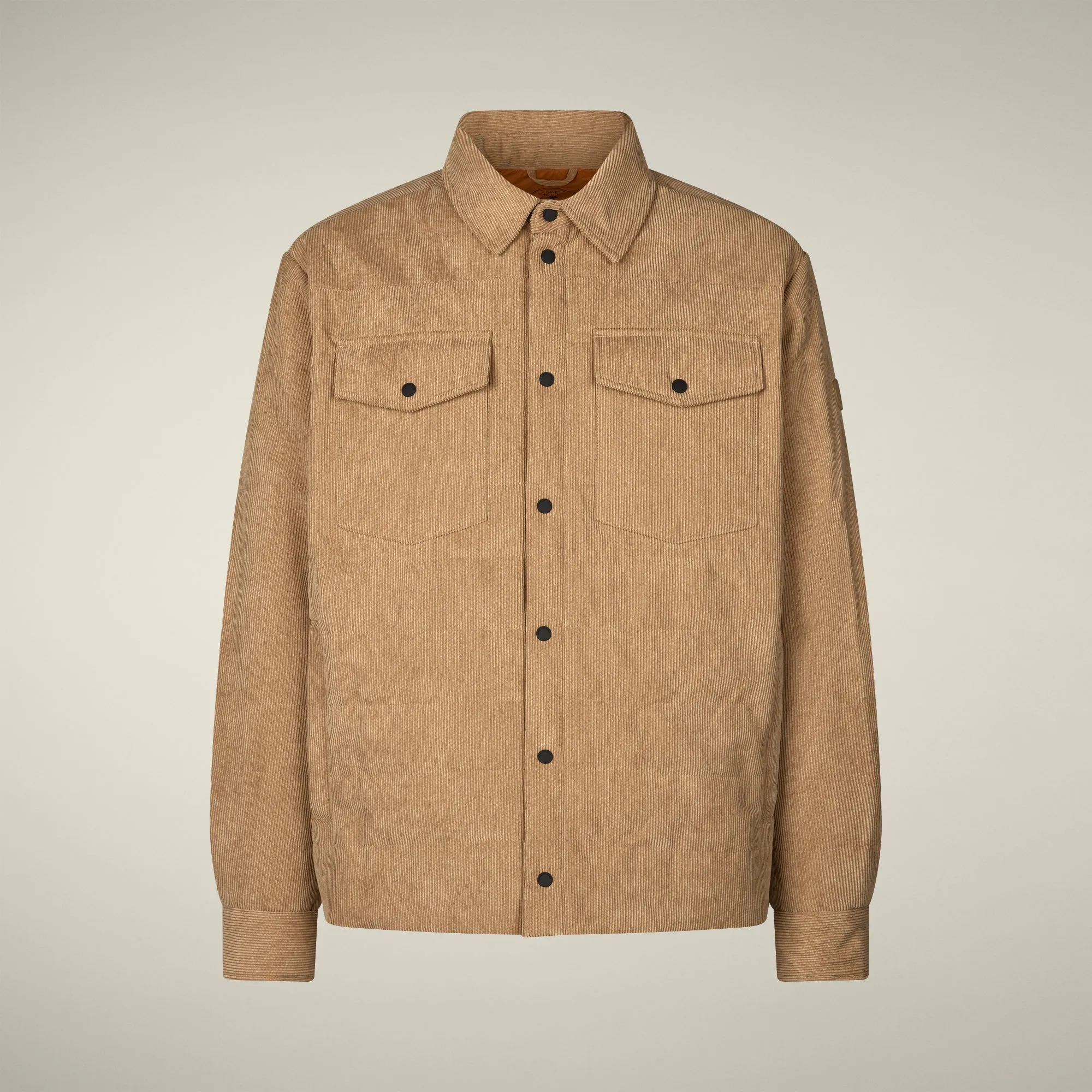 Men's animal free puffer jacket magnus in biscuit beige sold by Save The Duck product image thumbnail 5