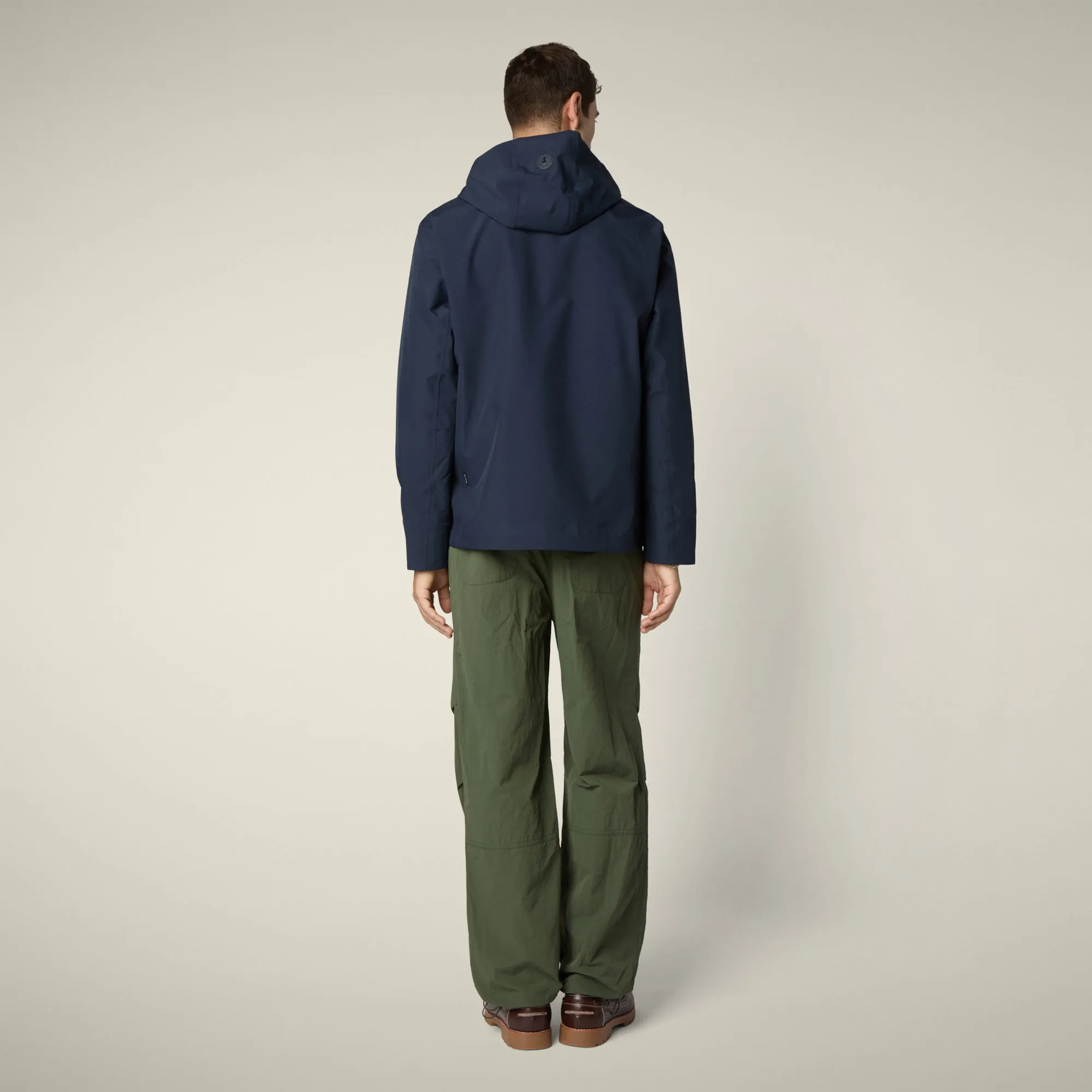 Men's Rain Jacket Jari in Blue Black sold by Save The Duck product image thumbnail 3