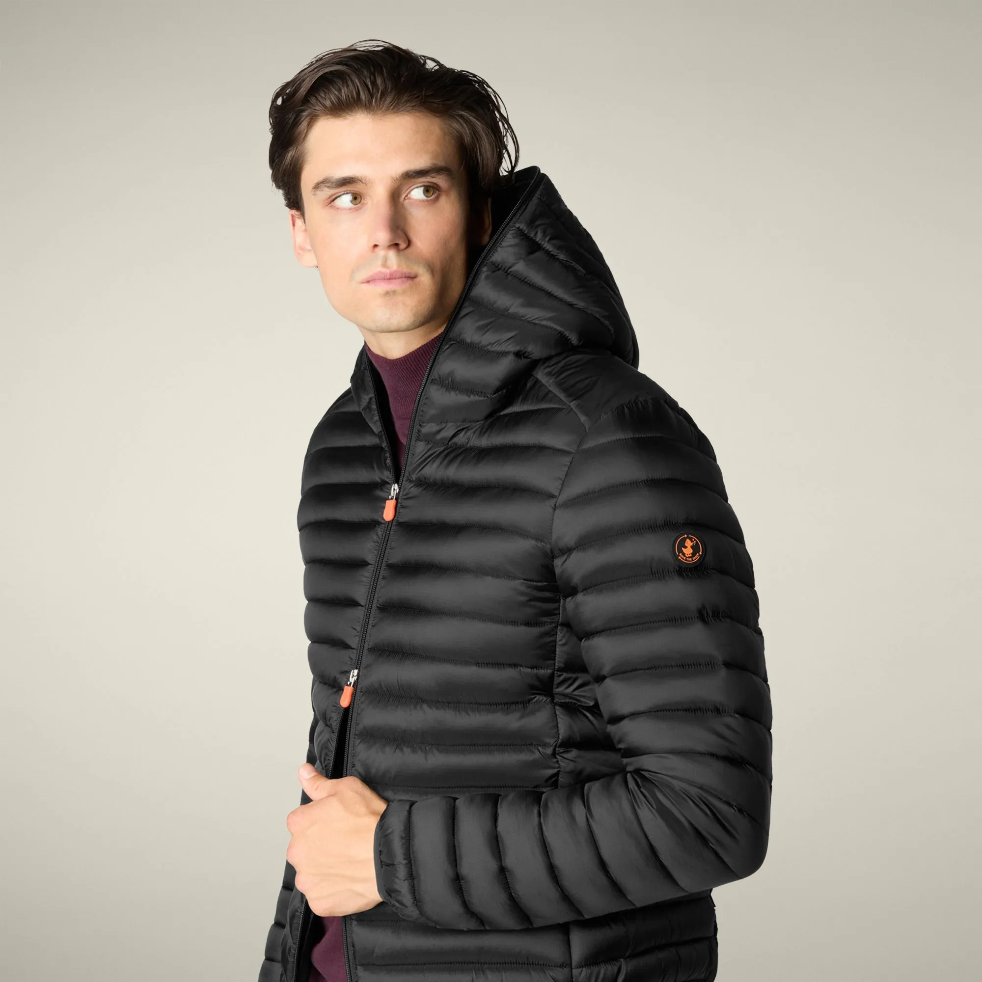 Men's Animal free puffer Jacket Devon in Black sold by Save The Duck product image thumbnail 4