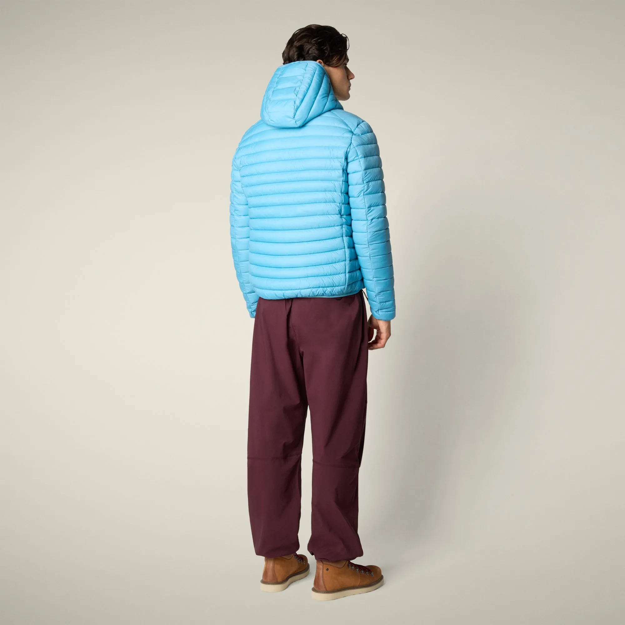 Men's Animal free puffer Jacket Donald in Bay Blue sold by Save The Duck product image thumbnail 3