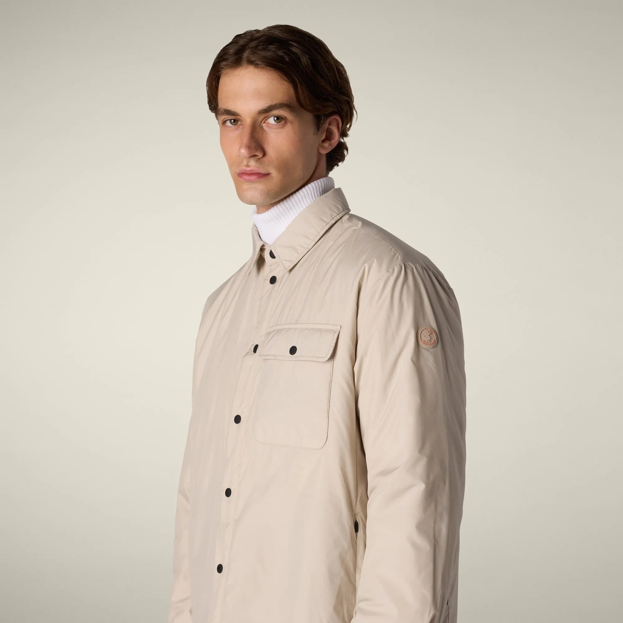 Men's jacket stellan in rainy beige sold by Save The Duck product image thumbnail 4