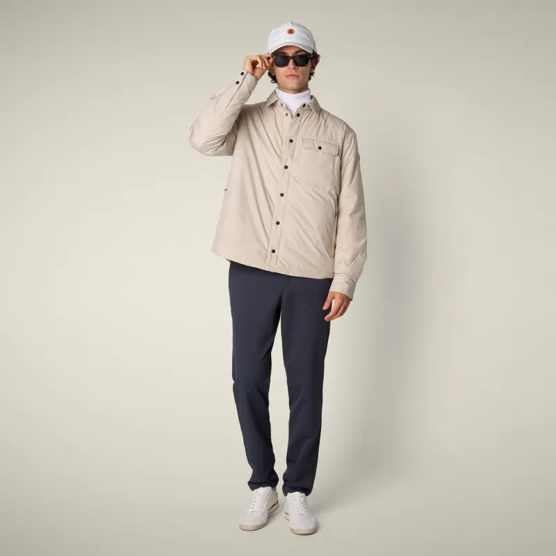 Men's jacket stellan in rainy beige made by Save The Duck