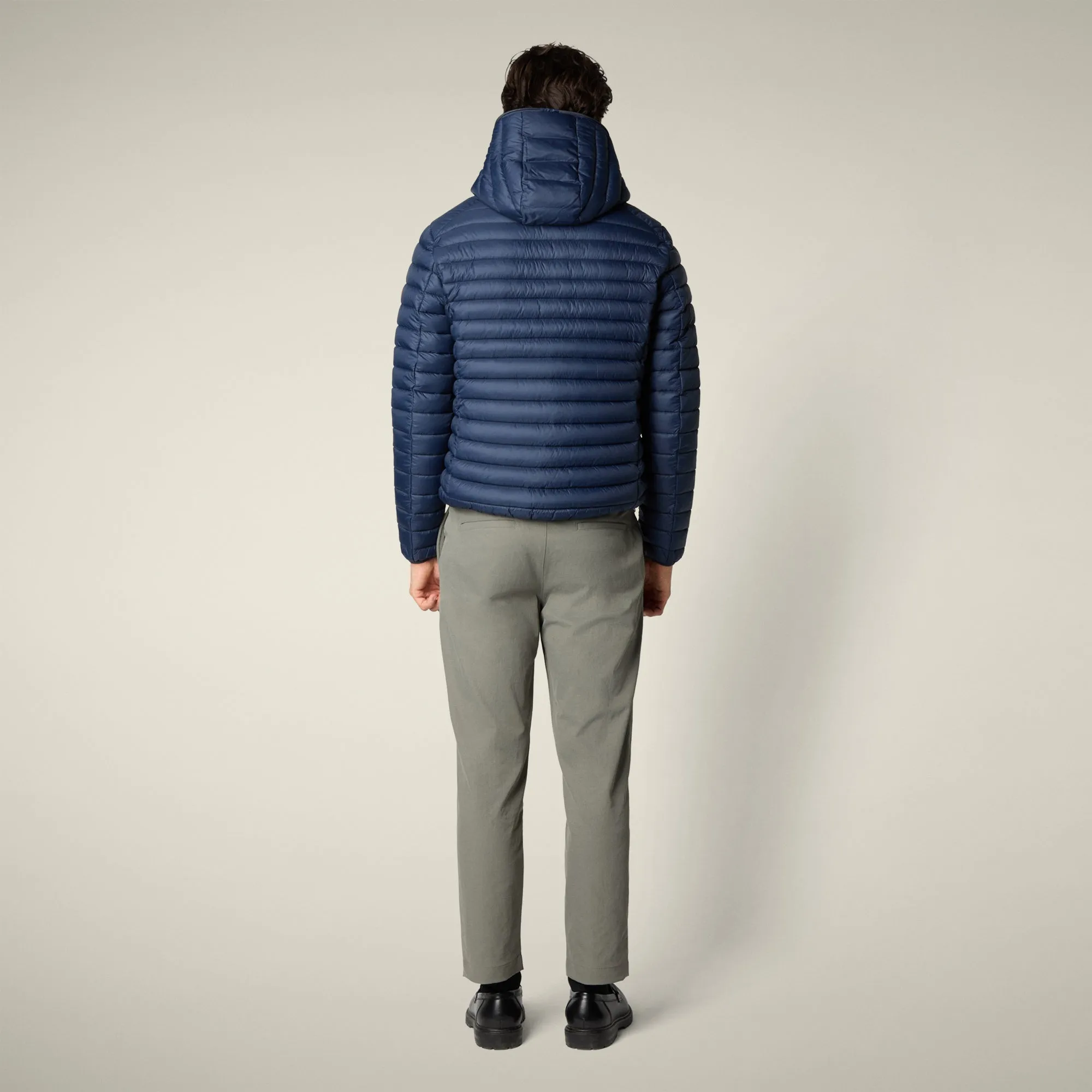 Men's Puffer Jacket Donald in navy Blue sold by Save The Duck product image thumbnail 3