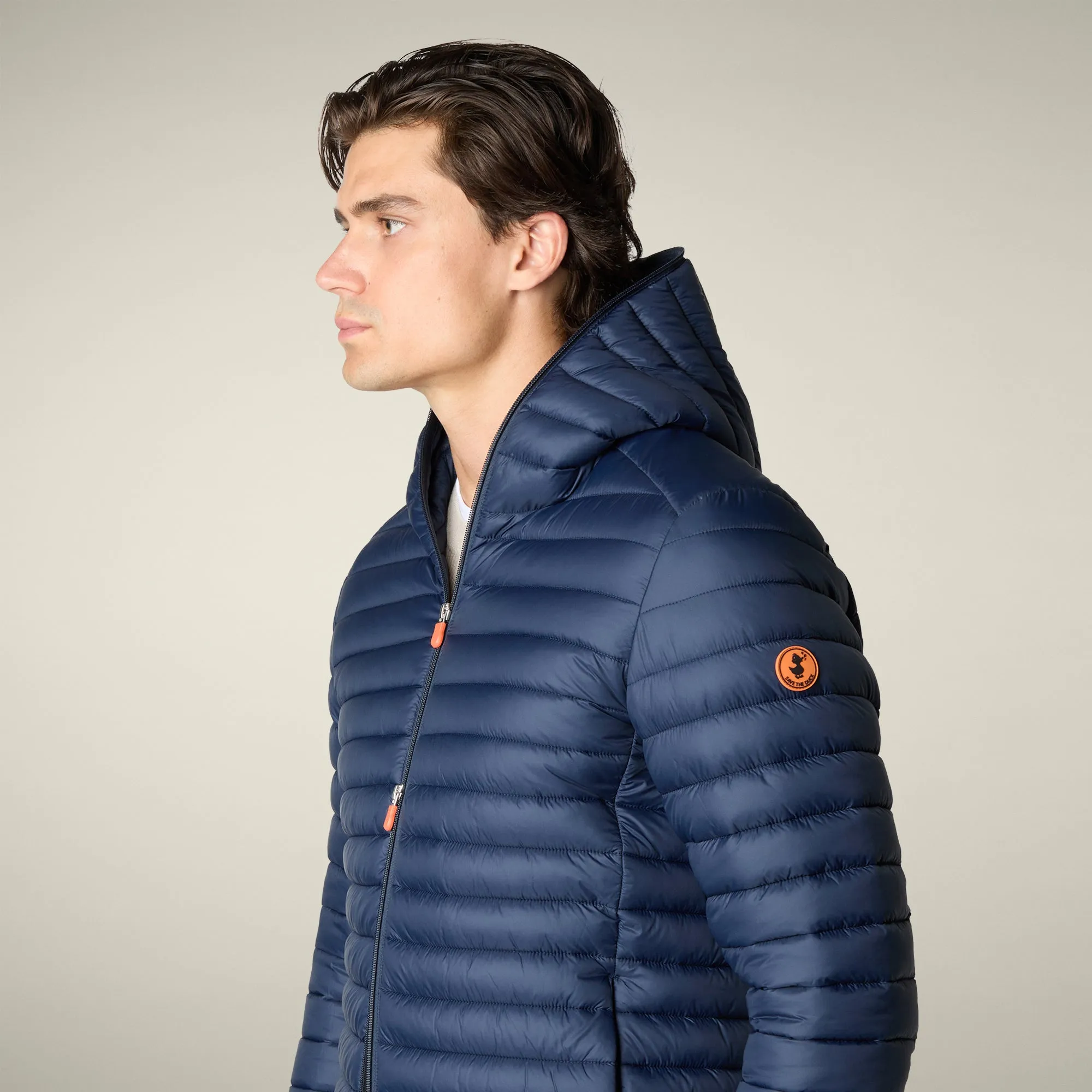Men's Puffer Jacket Donald in navy Blue sold by Save The Duck product image thumbnail 4
