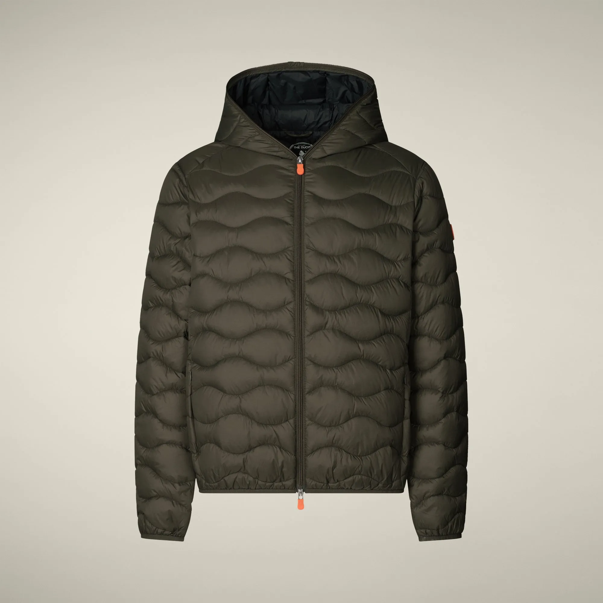 Men's animal free puffer jacket Reef in Land green sold by Save The Duck product image thumbnail 5