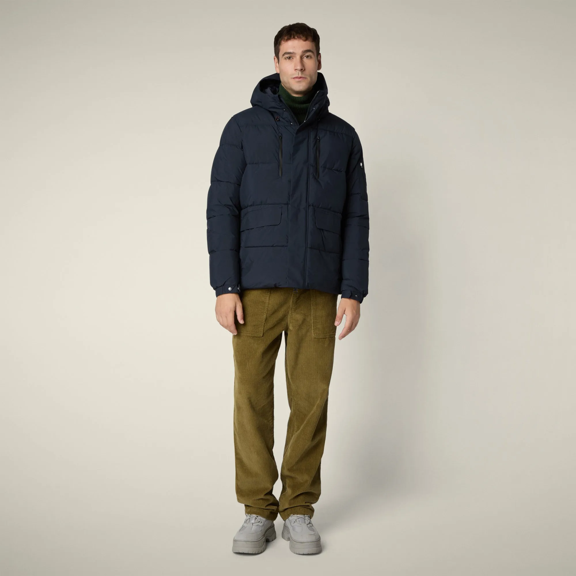 Men's Parka Alter in Blue Black sold by Save The Duck product image thumbnail 2