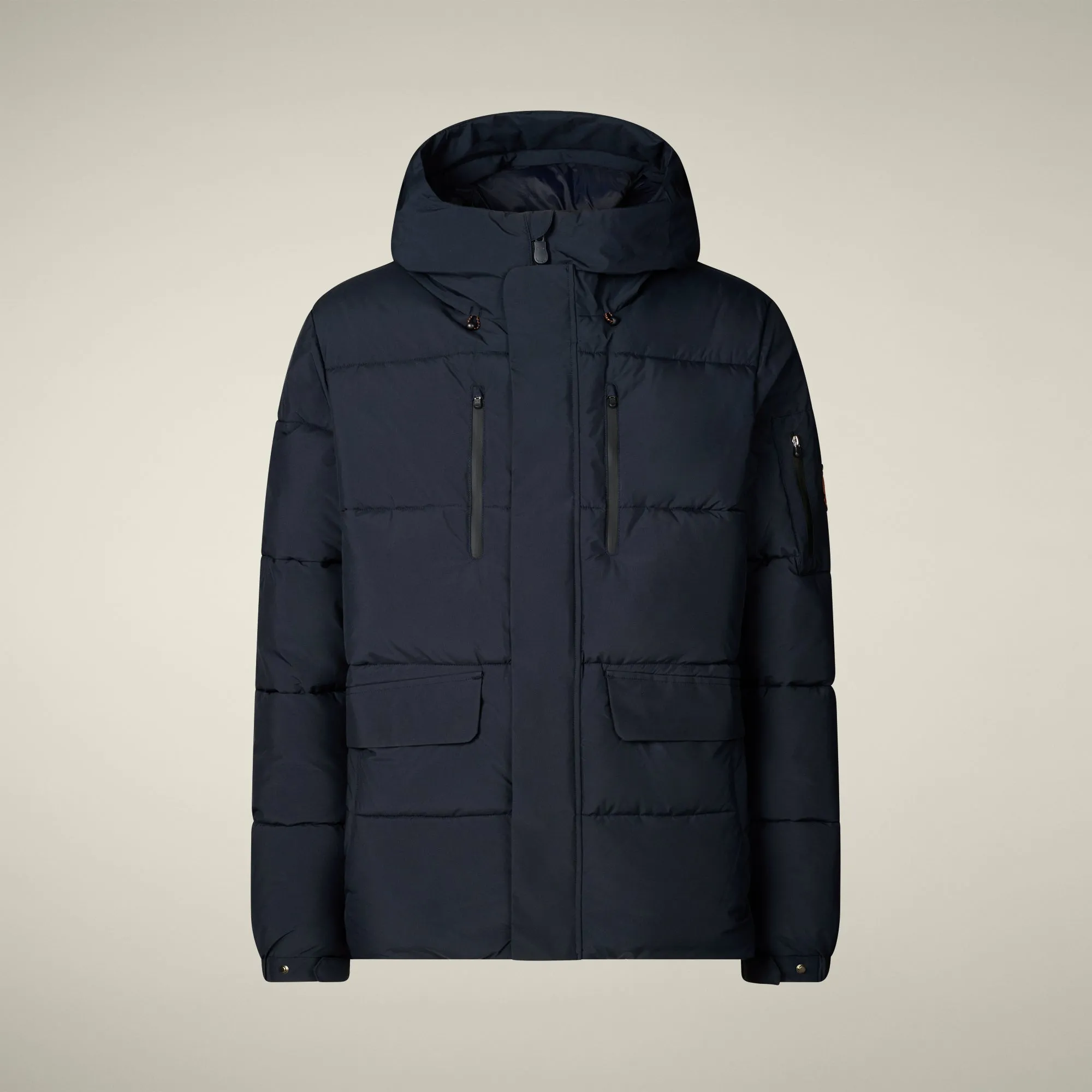 Men's Parka Alter in Blue Black sold by Save The Duck product image thumbnail 5