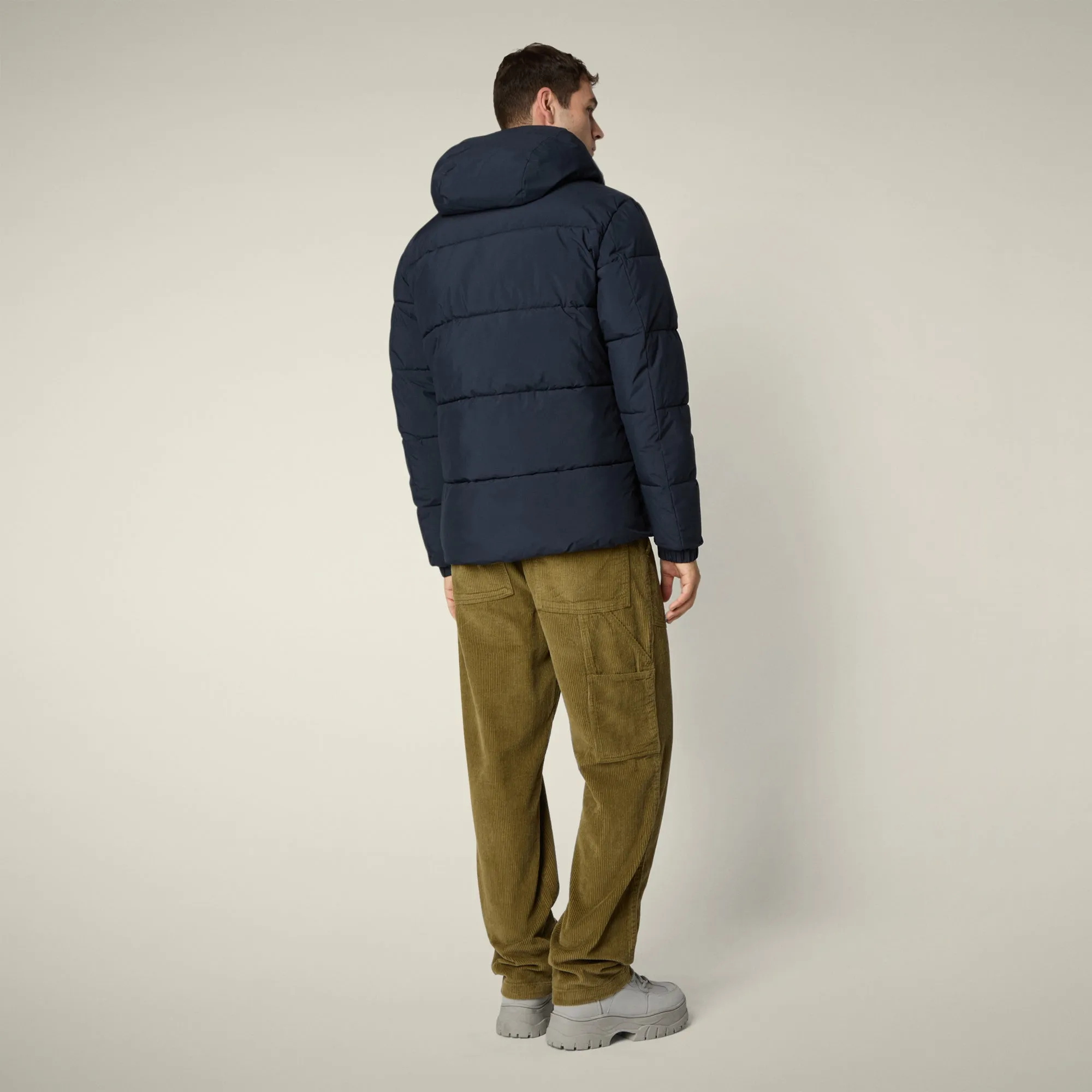 Men's Parka Alter in Blue Black sold by Save The Duck product image thumbnail 3