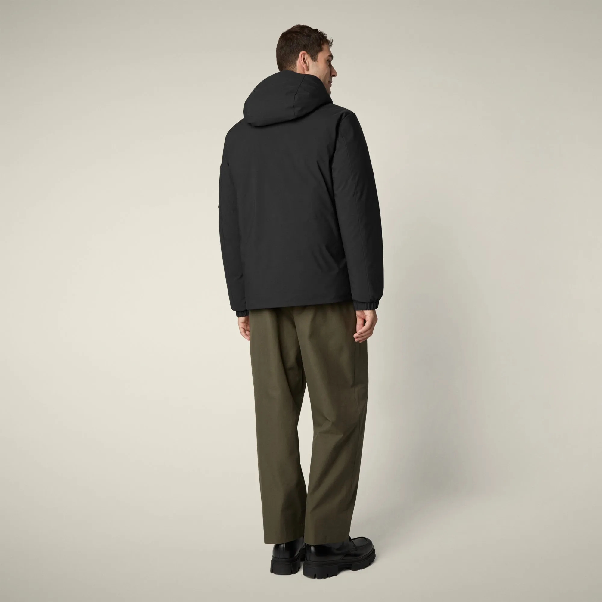Men's Parka Hiram in Black sold by Save The Duck product image thumbnail 3