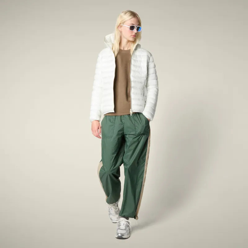 Women's Animal free puffer Jacket Alexis in Off White sold by Save The Duck