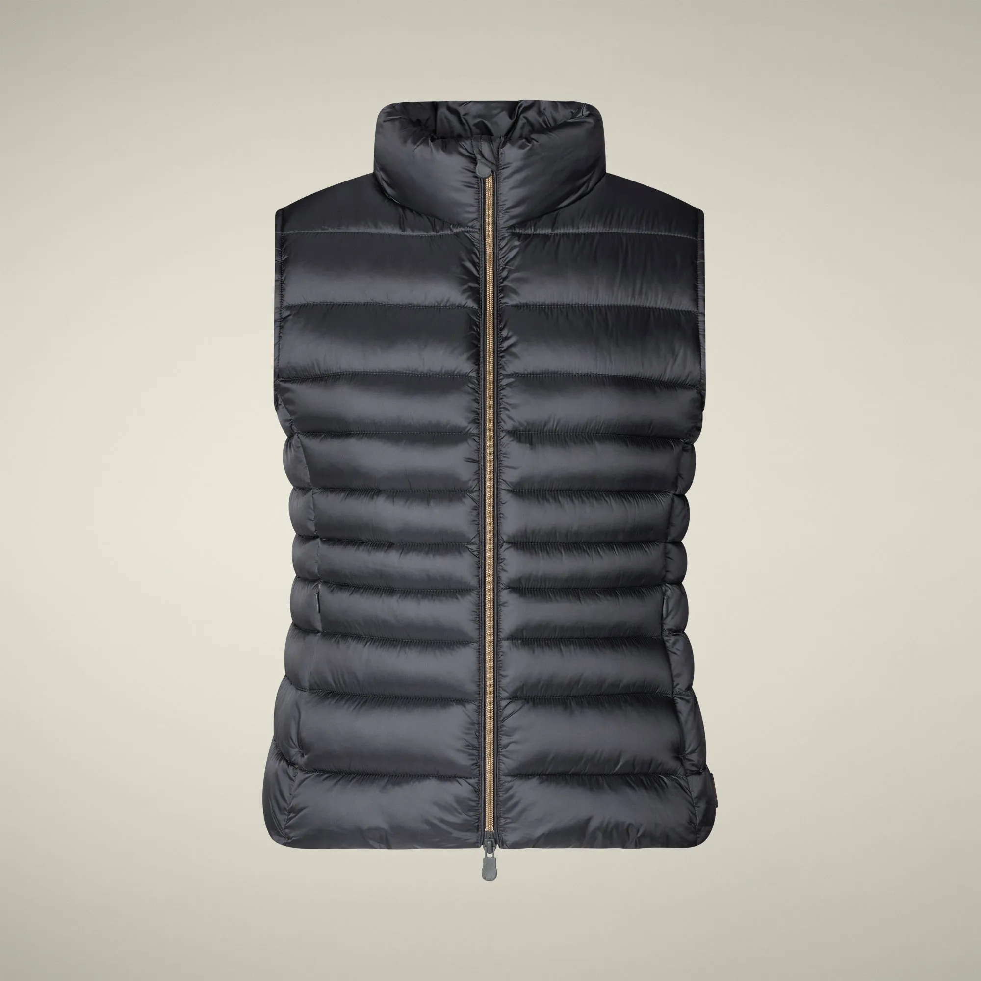 Women's Animal free puffer Vest Lynn in ebony grey sold by Save The Duck product image thumbnail 5