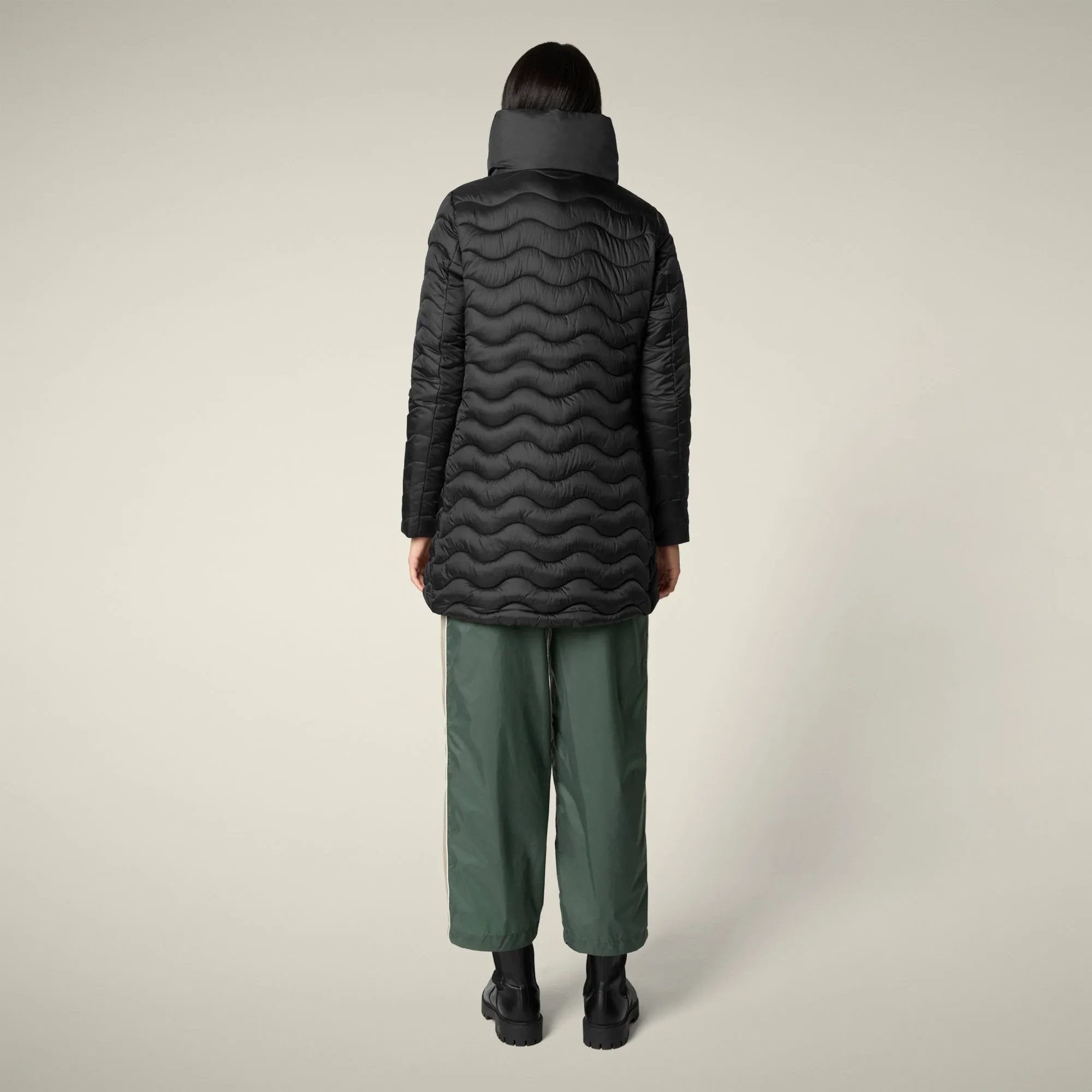 Women's Animal free puffer jacket Livette in black sold by Save The Duck product image thumbnail 3