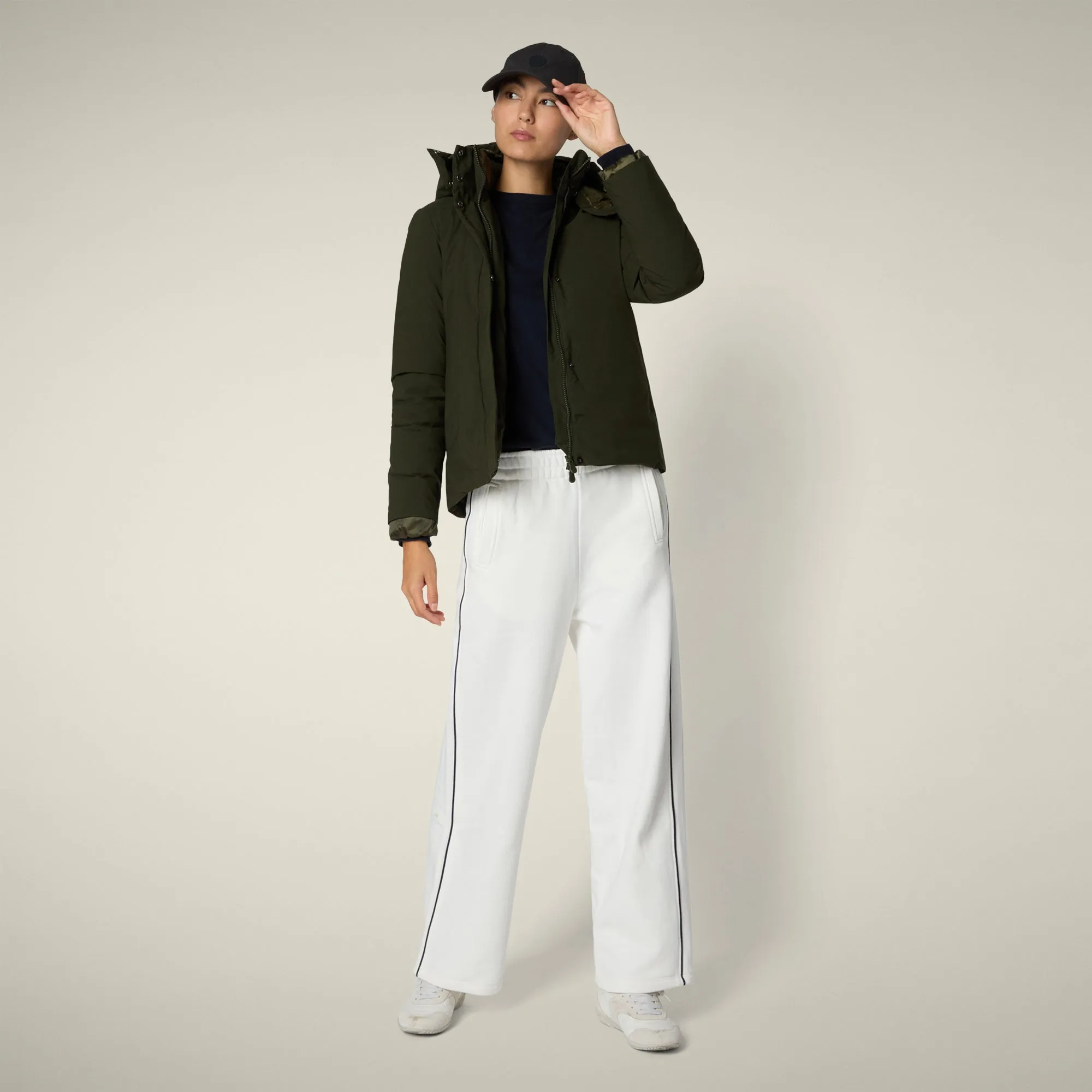 Women's Jacket Elaine in Land Green sold by Save The Duck