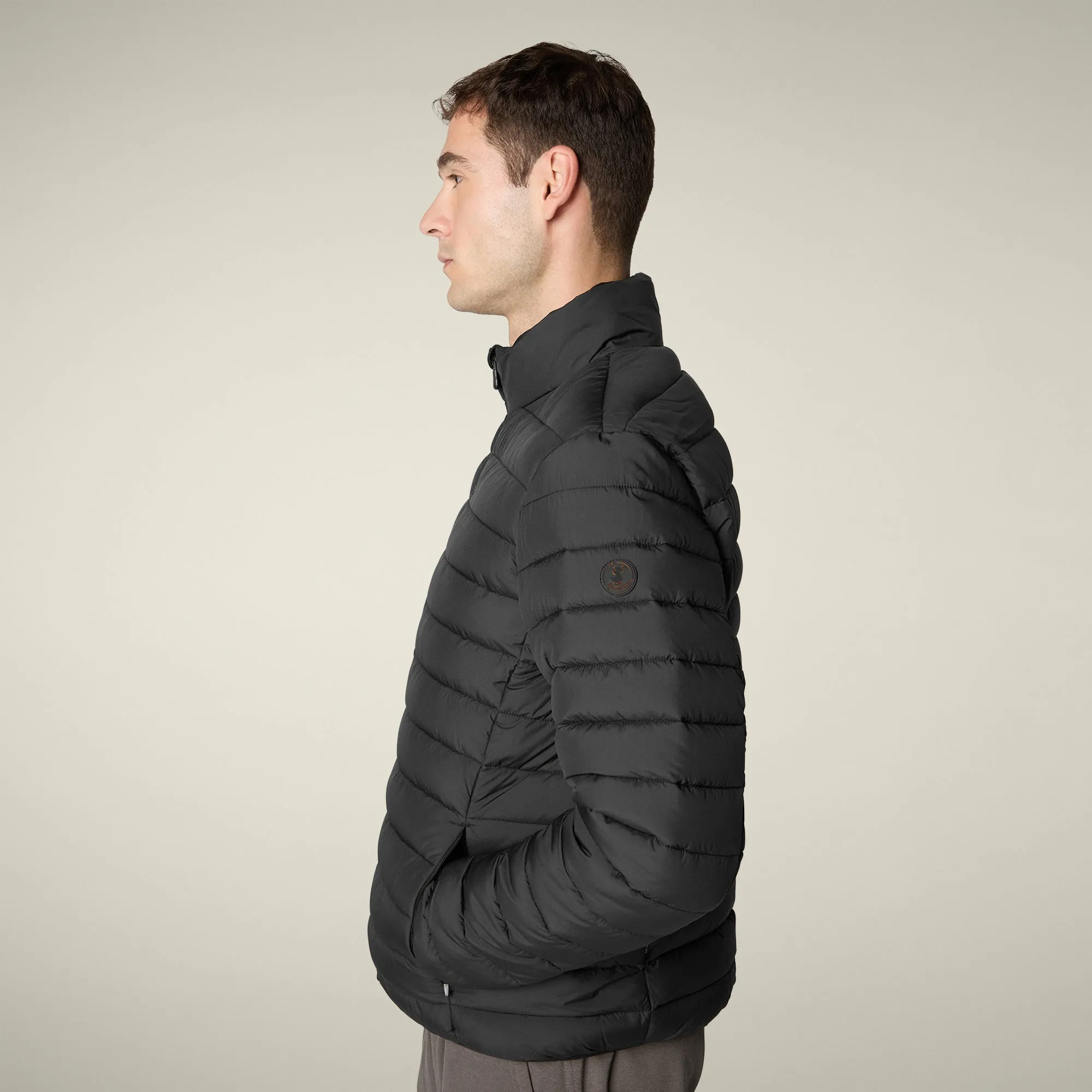 Men's animal free puffer Jacket Erion in black sold by Save The Duck product image thumbnail 4