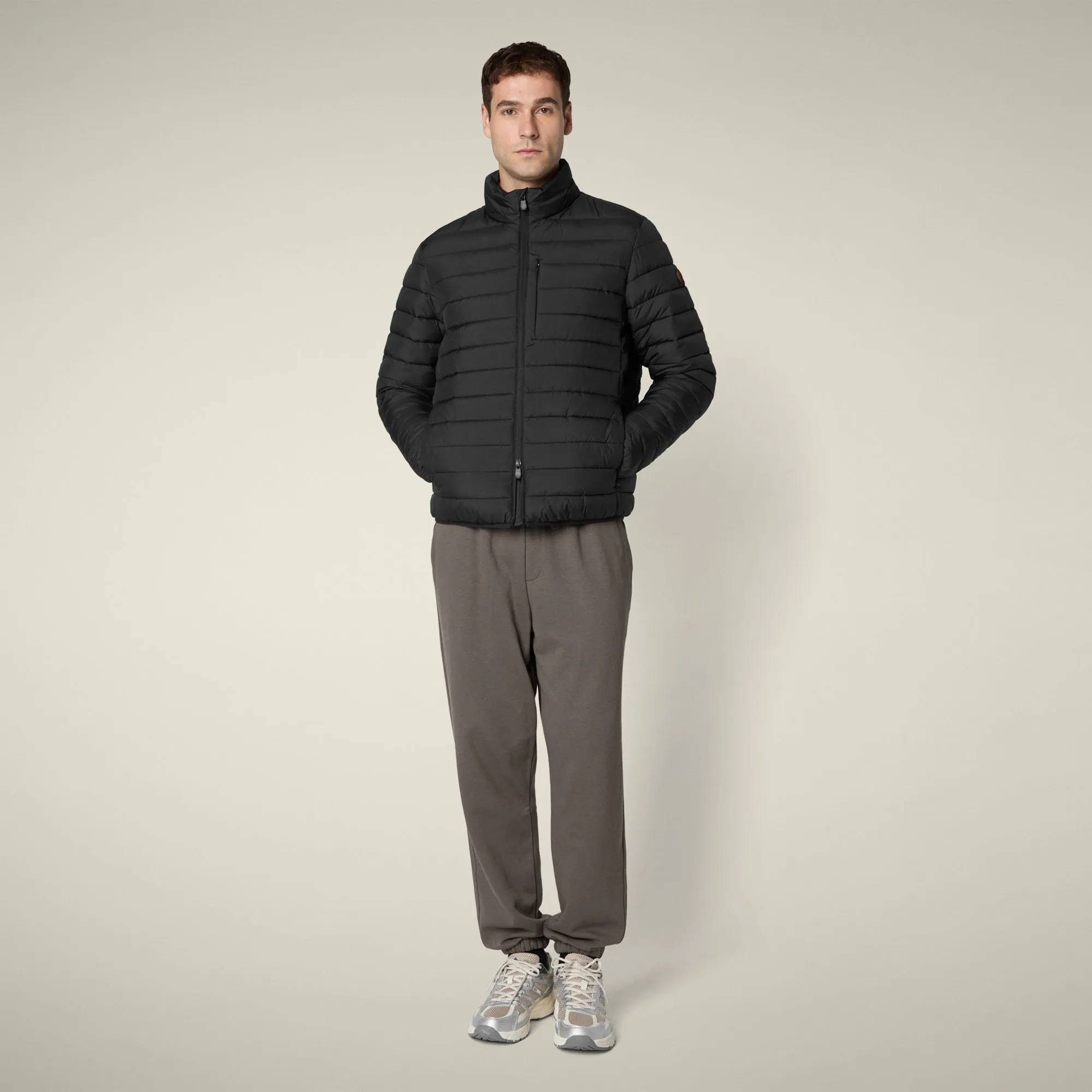 Men's animal free puffer Jacket Erion in black sold by Save The Duck product image thumbnail 2