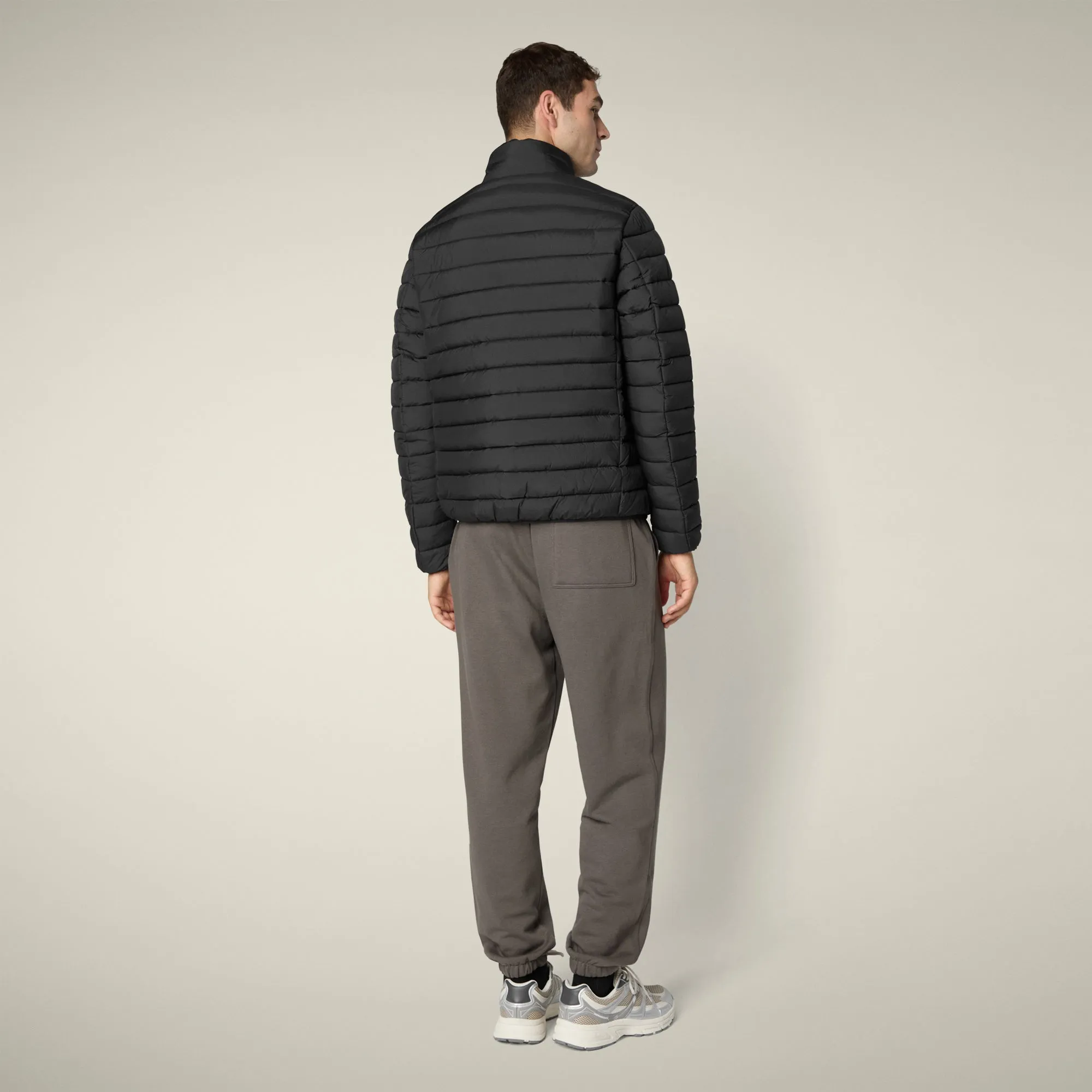 Men's animal free puffer Jacket Erion in black sold by Save The Duck product image thumbnail 3