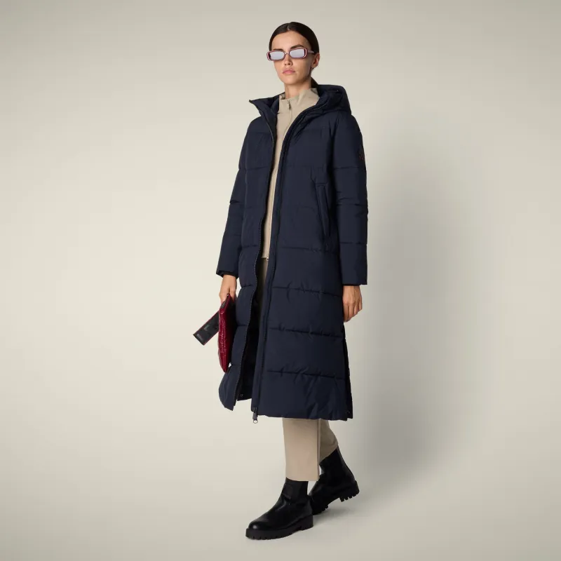 Women's parka missy  in blue black sold by Save The Duck