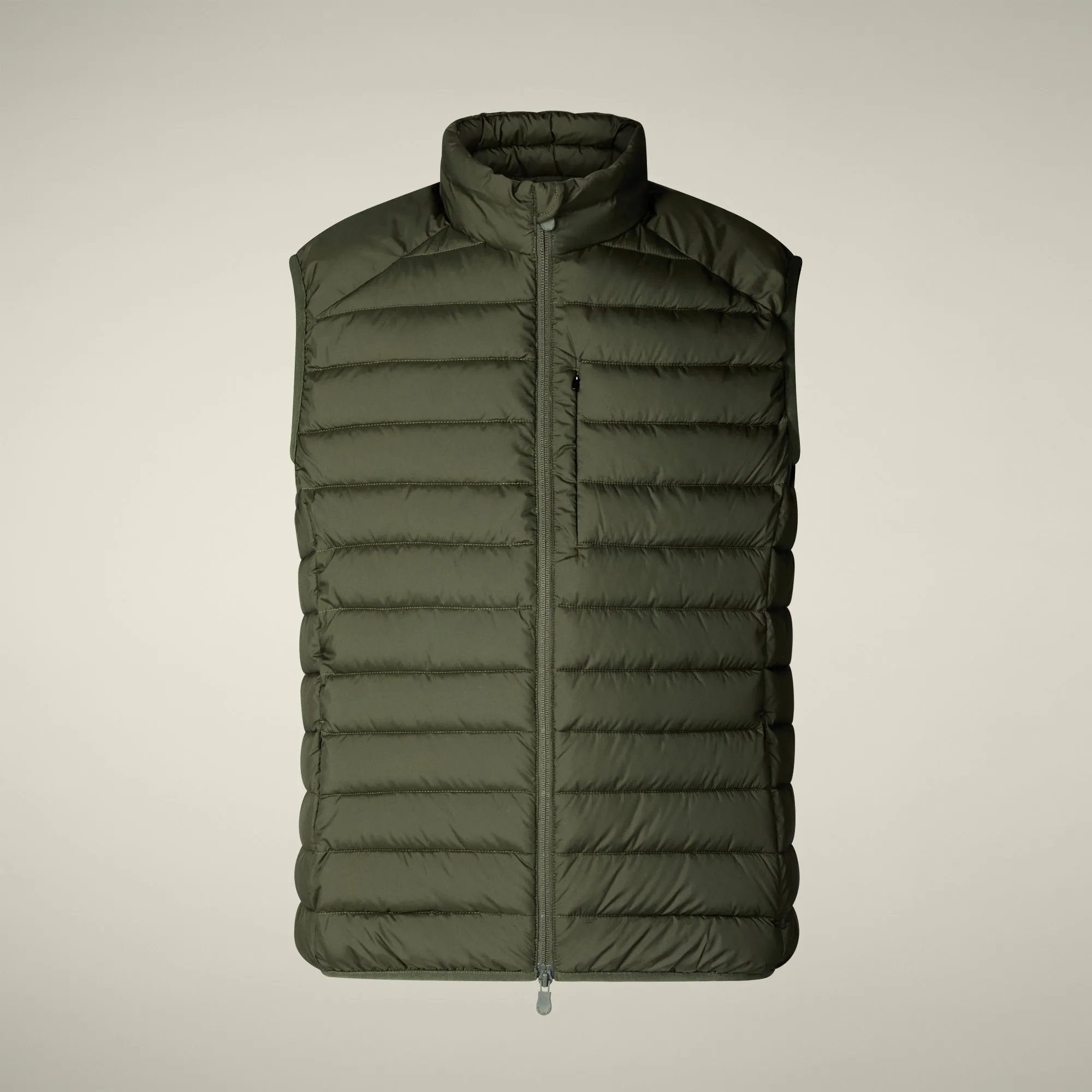 Men's Puffer vest Rhus in dusty olive sold by Save The Duck product image thumbnail 5