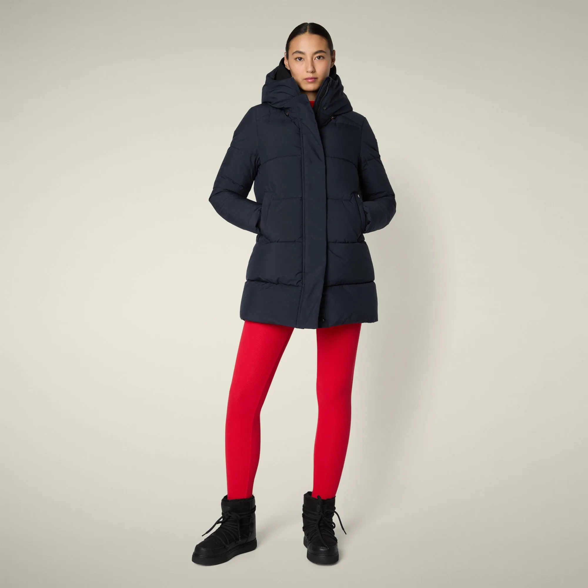 Women's Parka Bethany in Blue Black sold by Save The Duck product image thumbnail 2