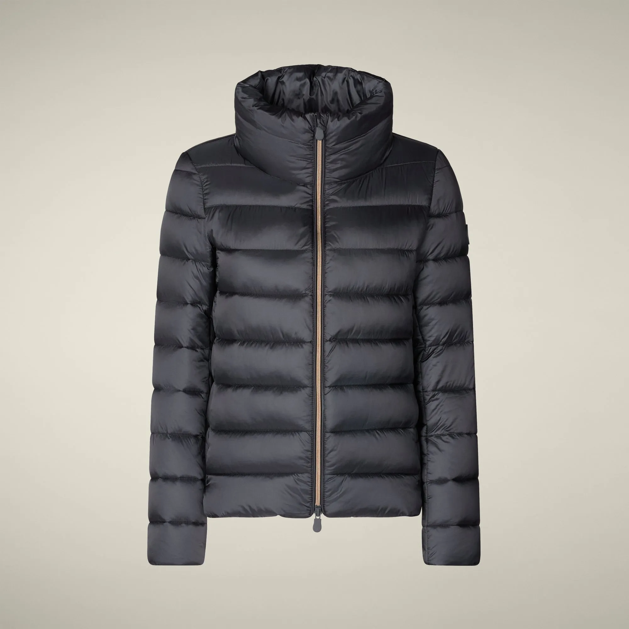 Women's Animal free puffer Jacket Elsie in ebony grey sold by Save The Duck product image thumbnail 5