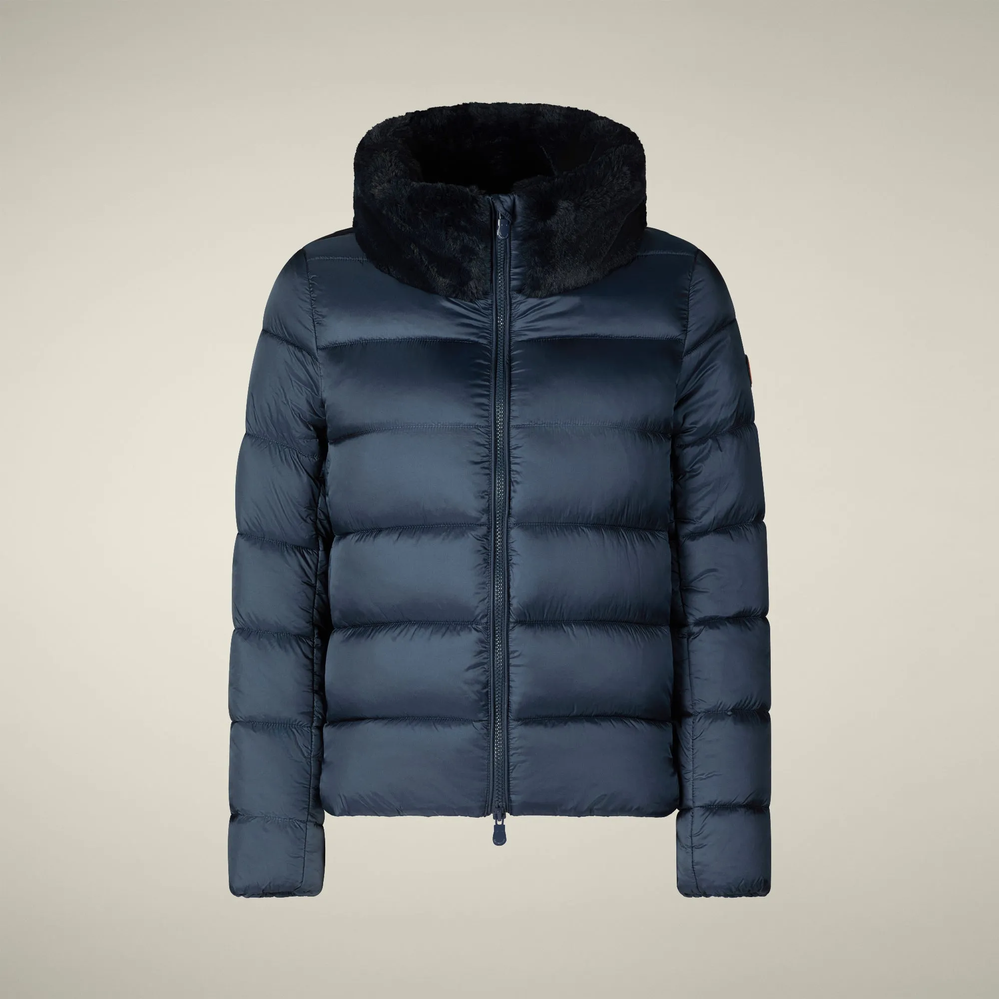 Women's Animal free puffer jacket Mei in night blue sold by Save The Duck product image thumbnail 5