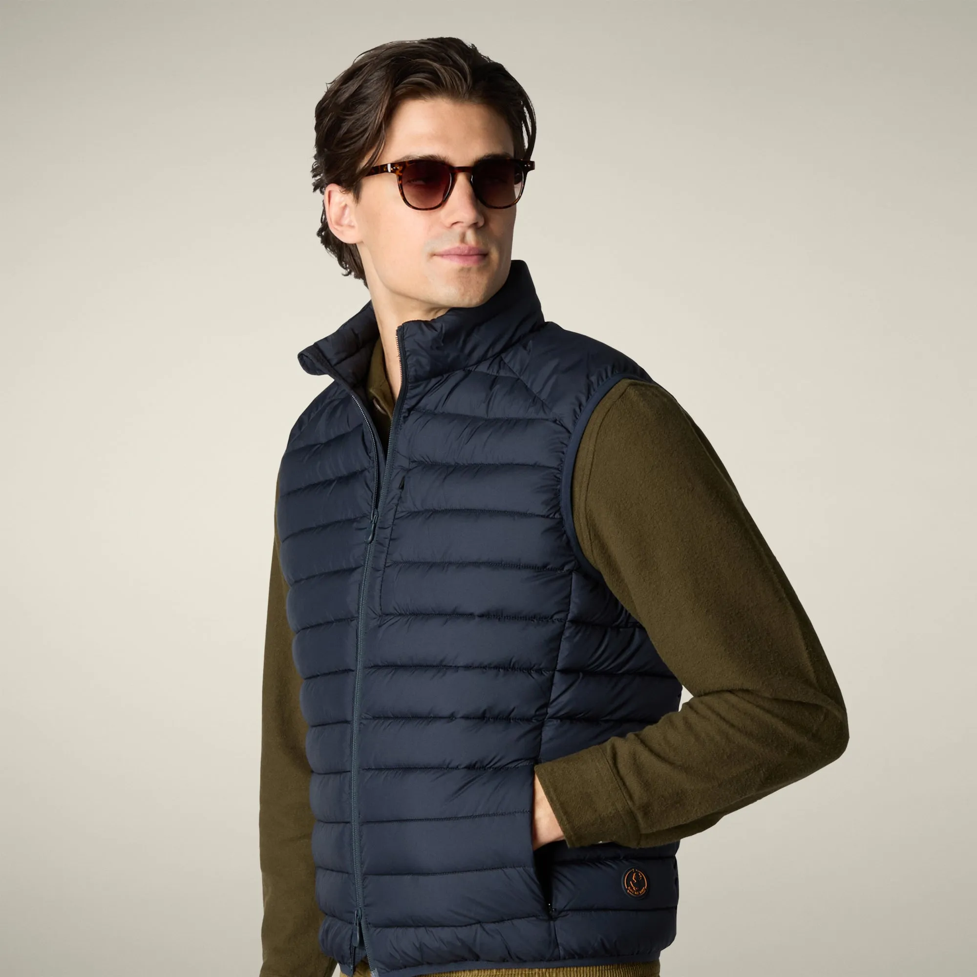 Men's Vest Rhus in Blue Black sold by Save The Duck product image thumbnail 4