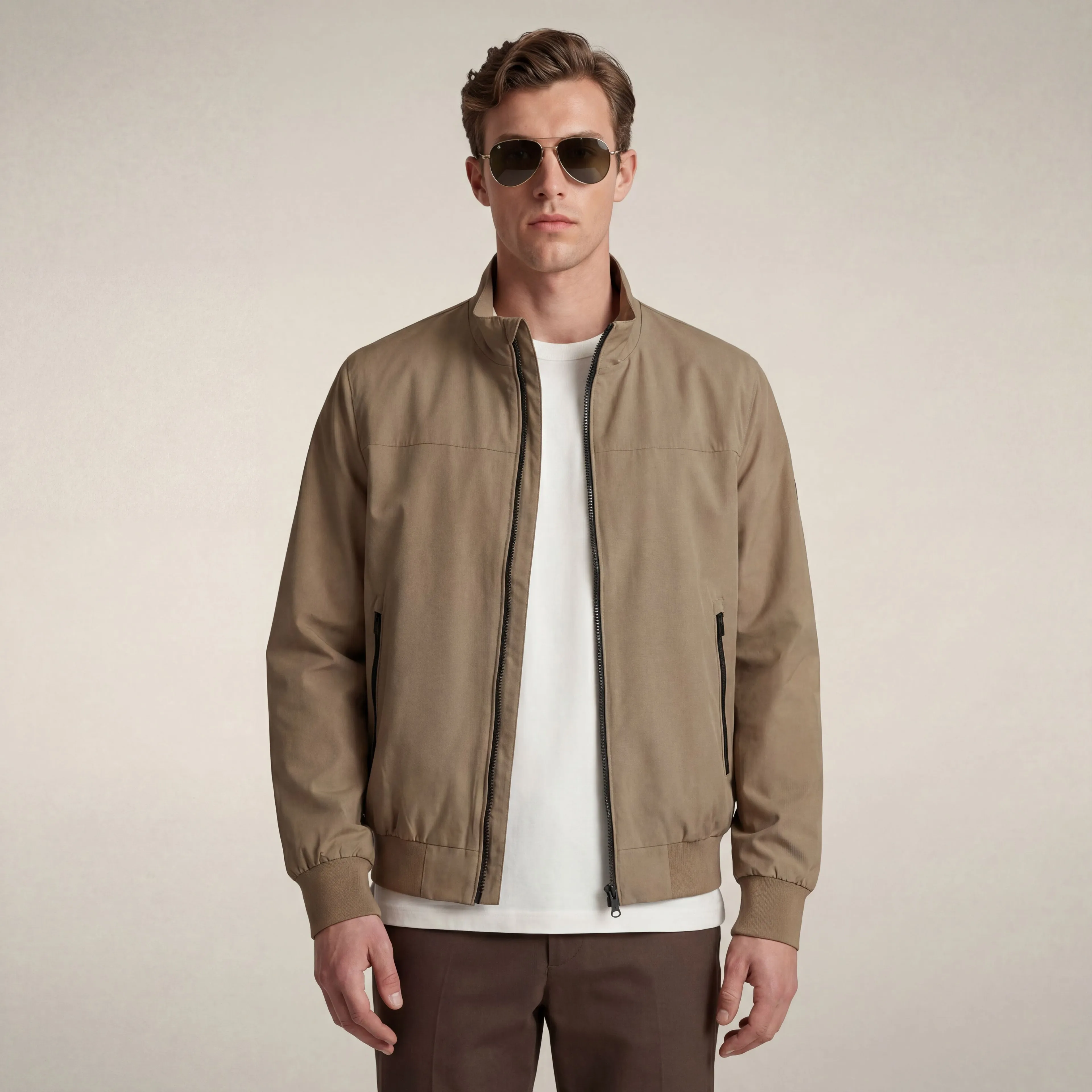Men's Jacket Finlay in Khaki Brown sold by Save The Duck product image thumbnail 5