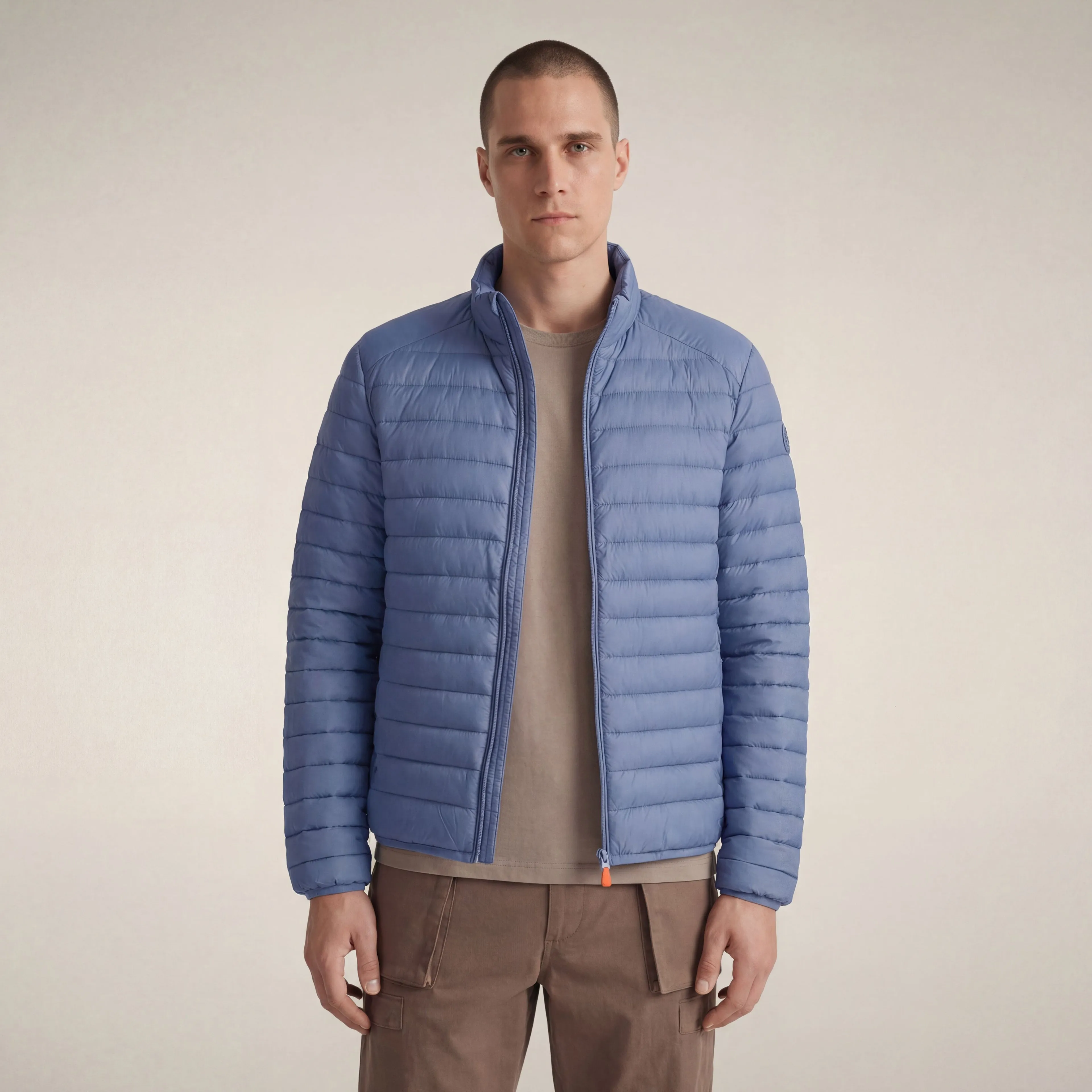 Men's Alexander Puffer Jacket in Cornflower blue sold by Save The Duck product image thumbnail 5