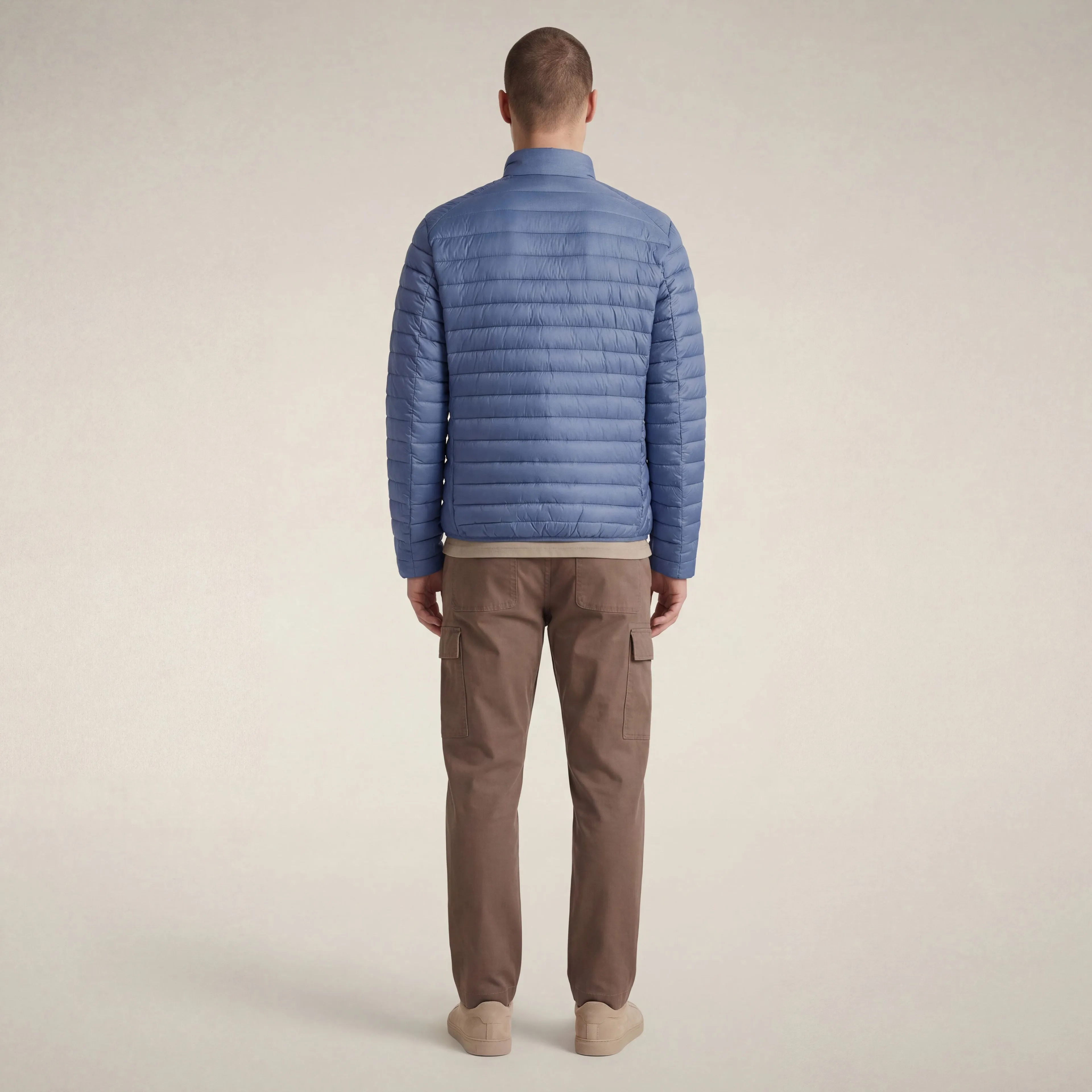 Men's Alexander Puffer Jacket in Cornflower blue sold by Save The Duck product image thumbnail 2