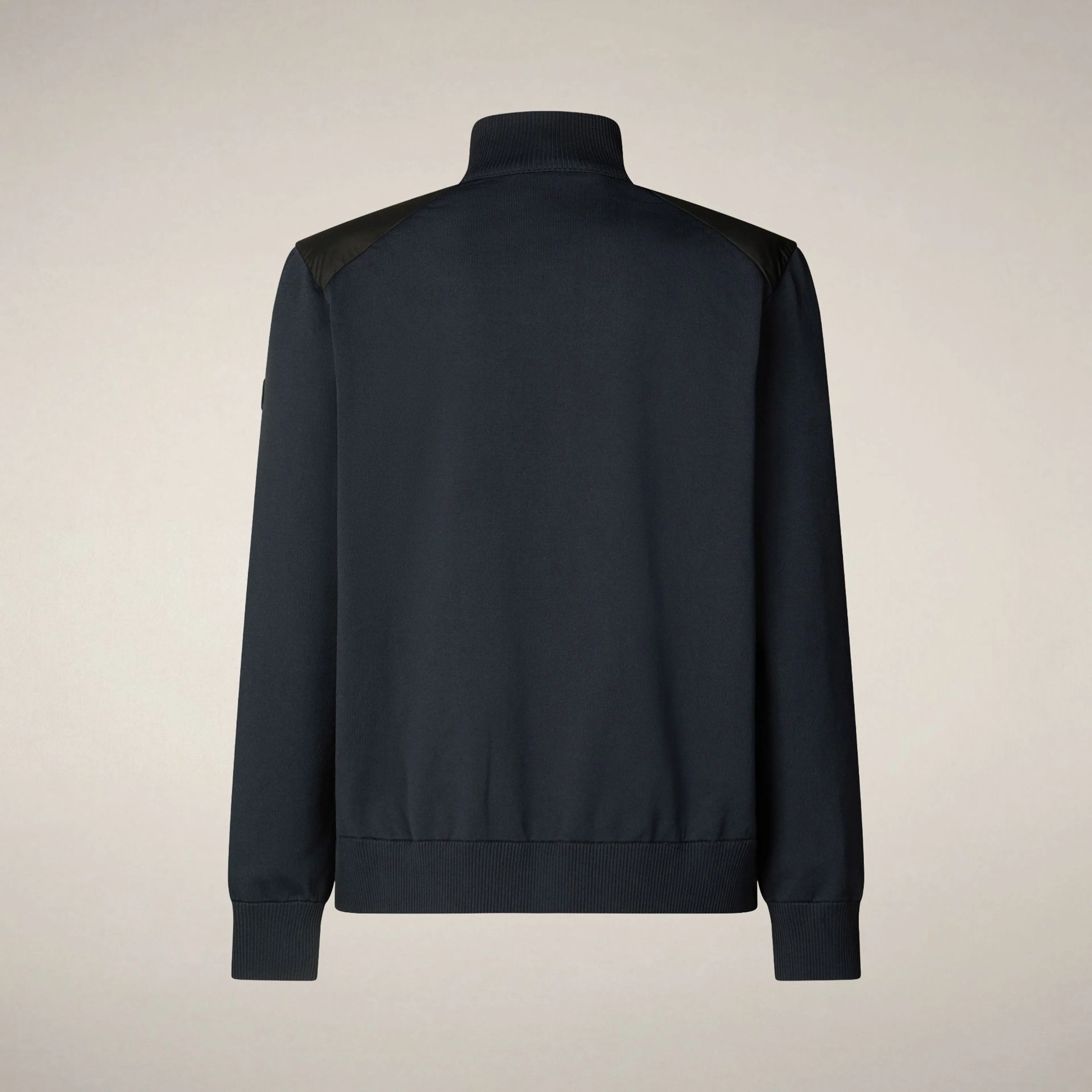 Men's animal free puffer jacket sedum in blue black sold by Save The Duck product image thumbnail 4