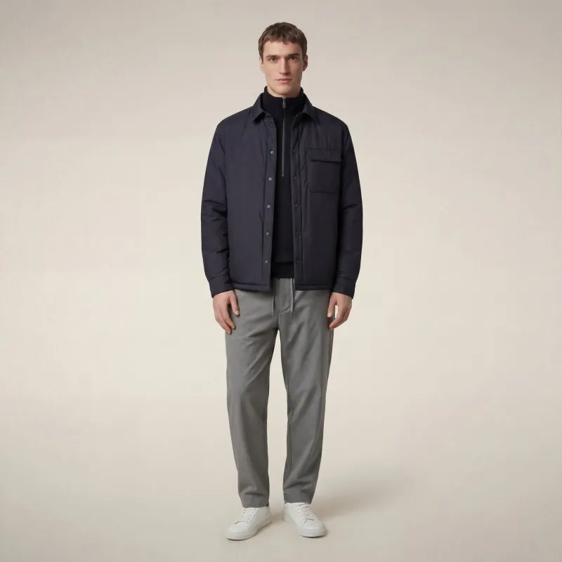 Men's jacket stellan in blue black made by Save The Duck