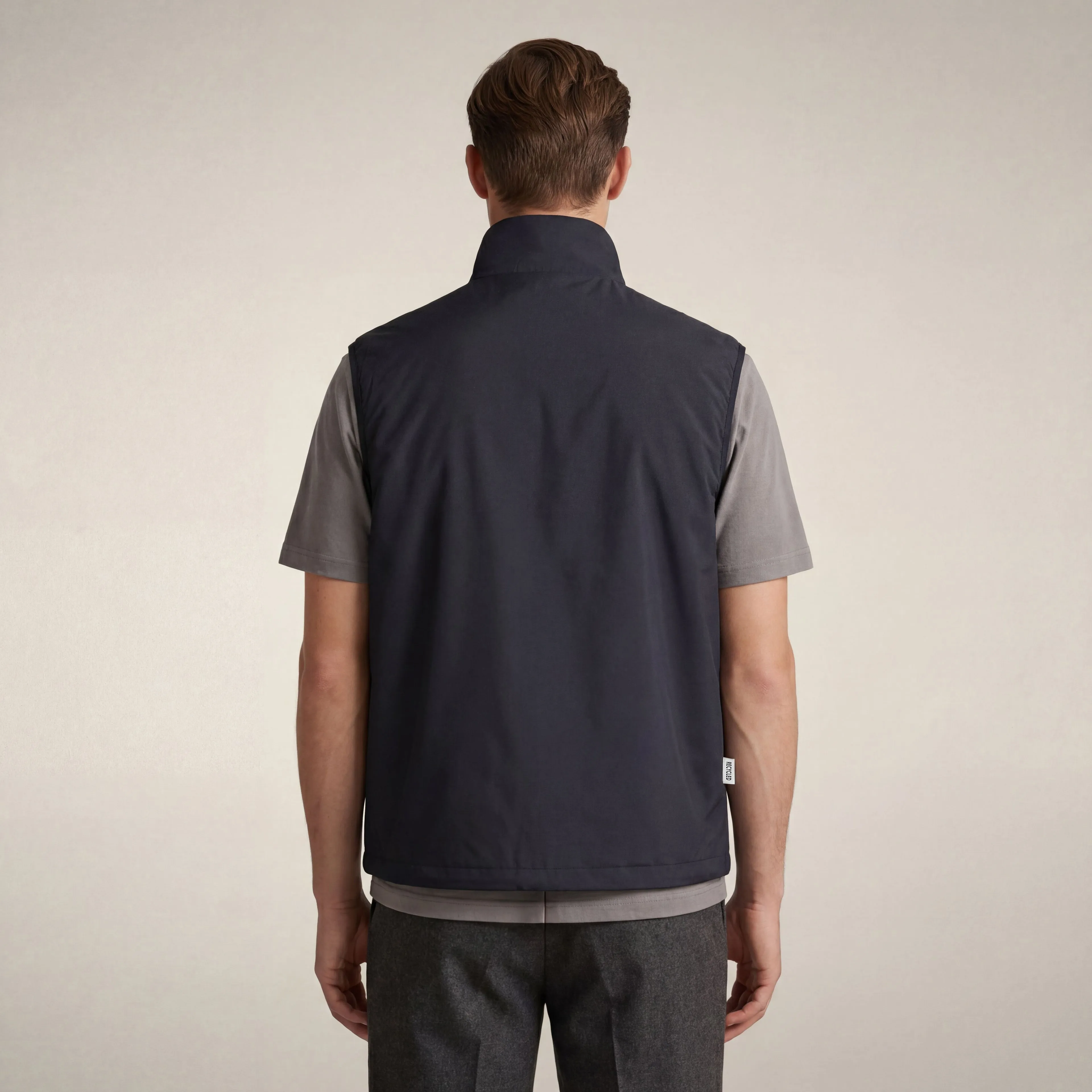 Men's hooded vest turner in blue black sold by Save The Duck product image thumbnail 2