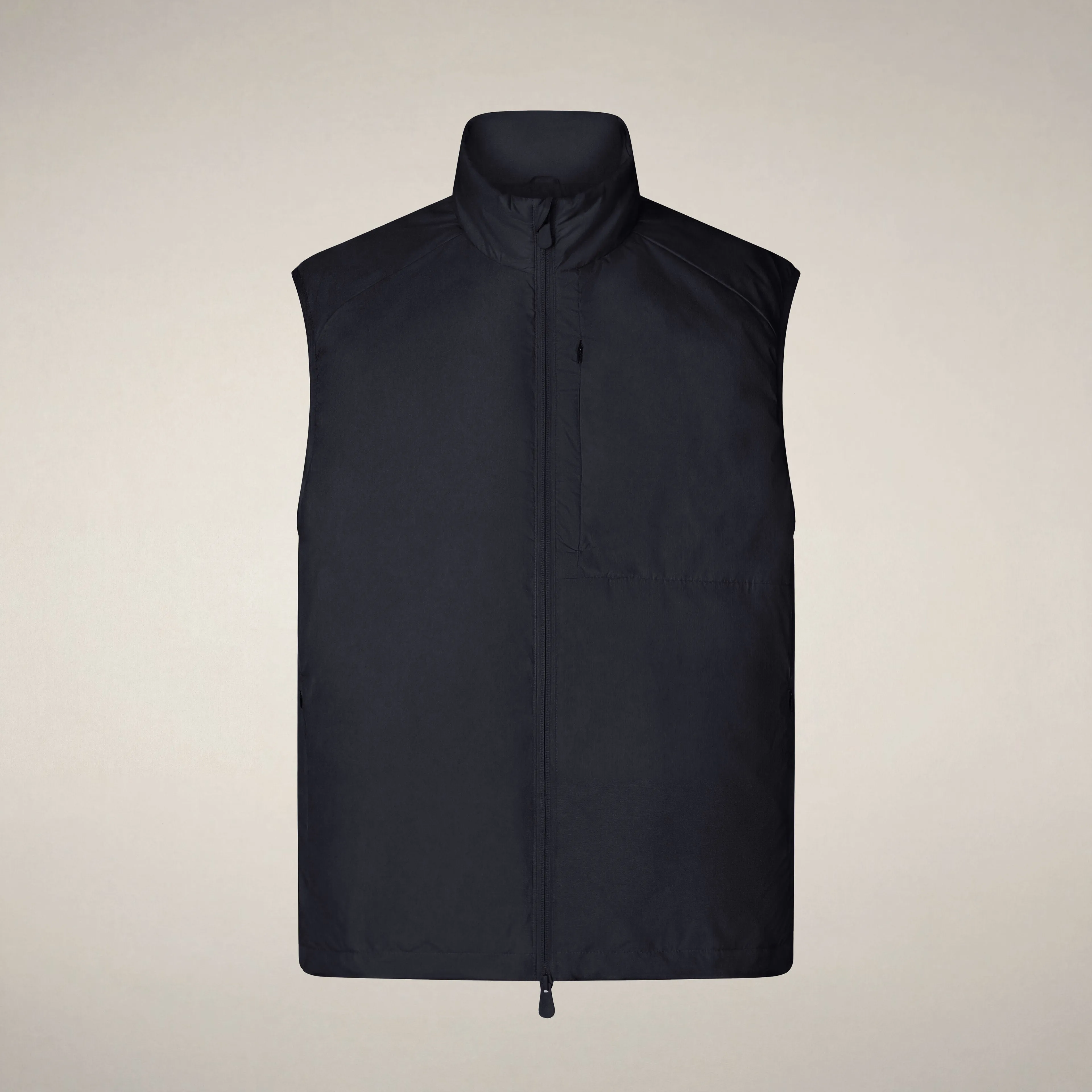 Men's hooded vest turner in blue black sold by Save The Duck product image thumbnail 3