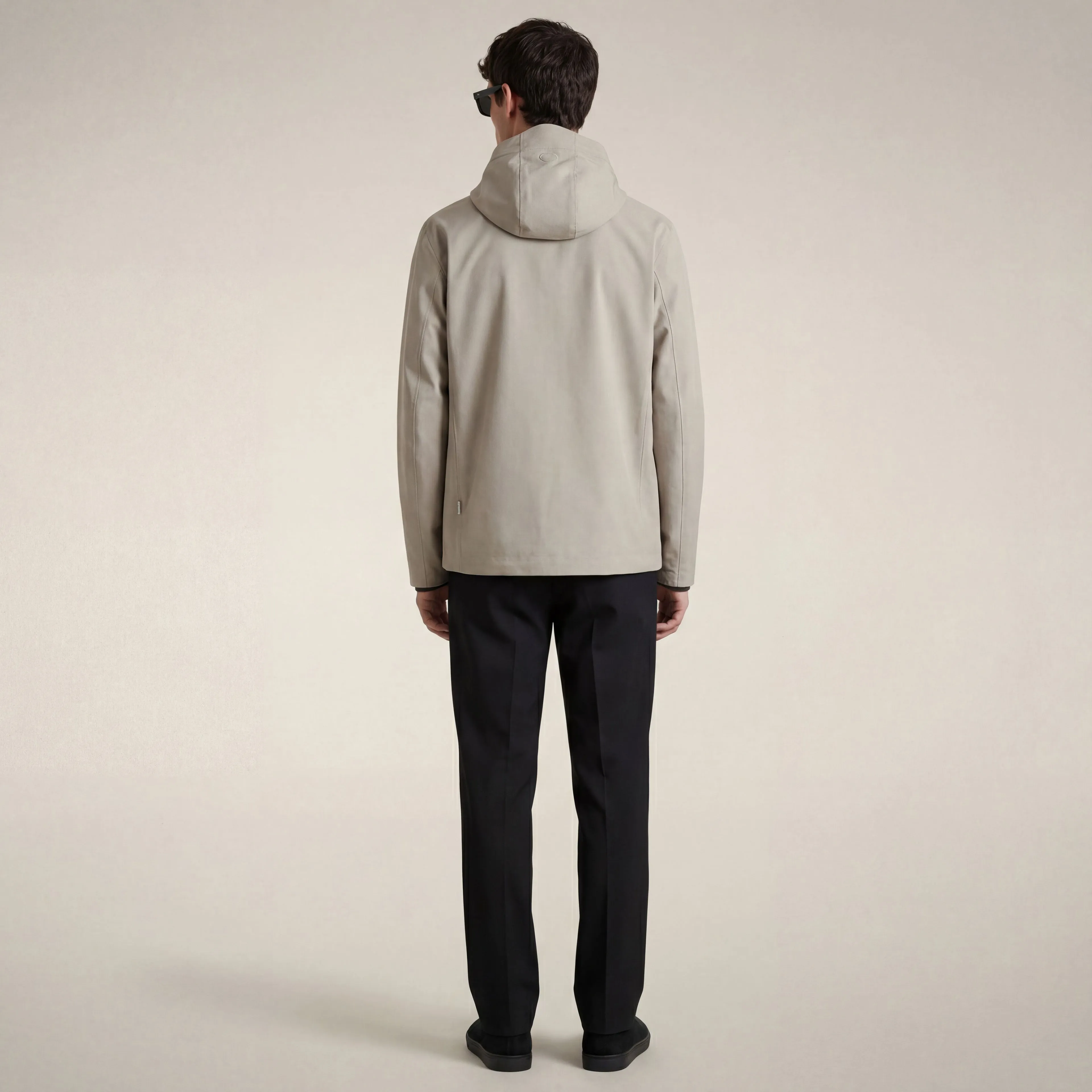 Men's hooded jacket jari in rainy beige sold by Save The Duck product image thumbnail 2