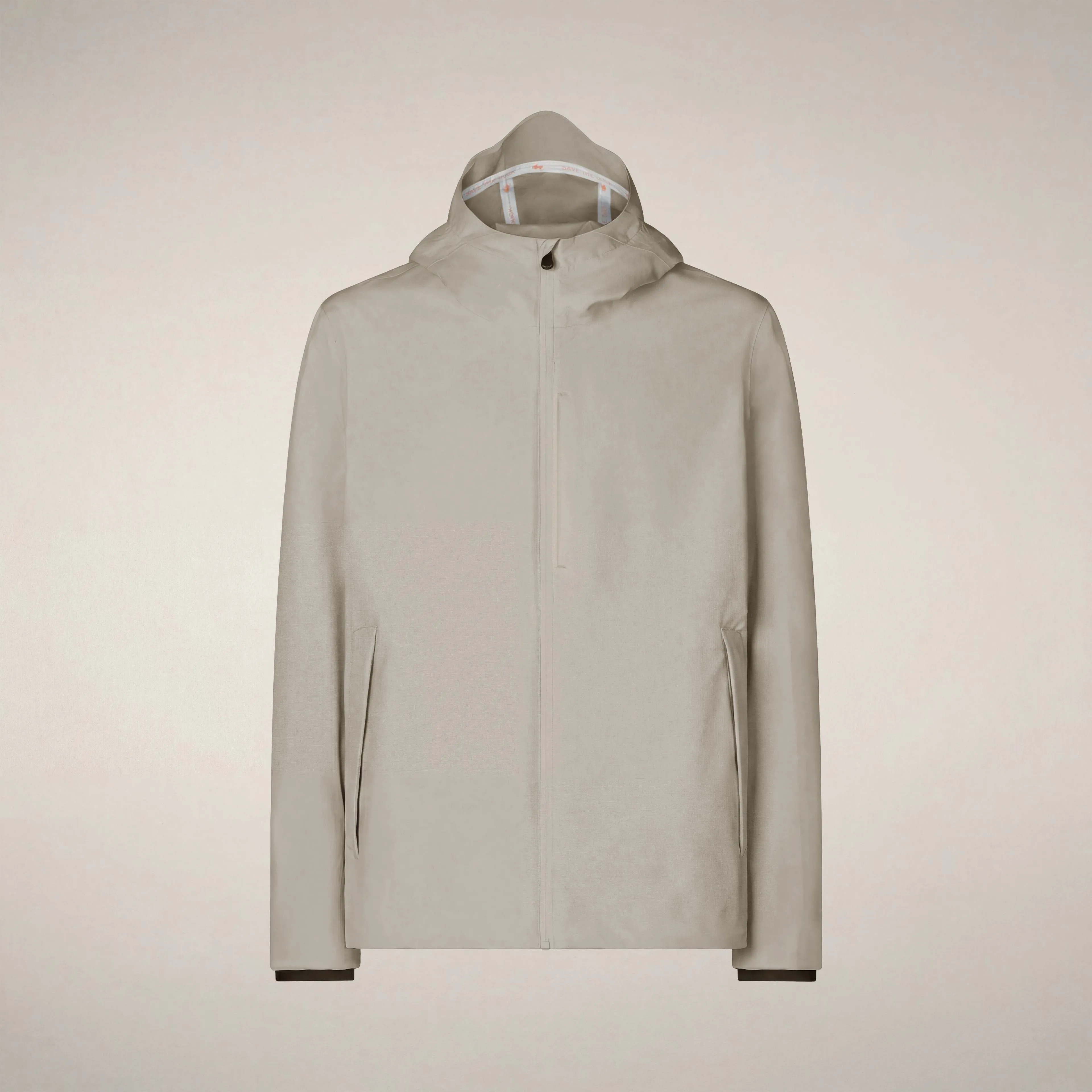Men's hooded jacket jari in rainy beige sold by Save The Duck product image thumbnail 3